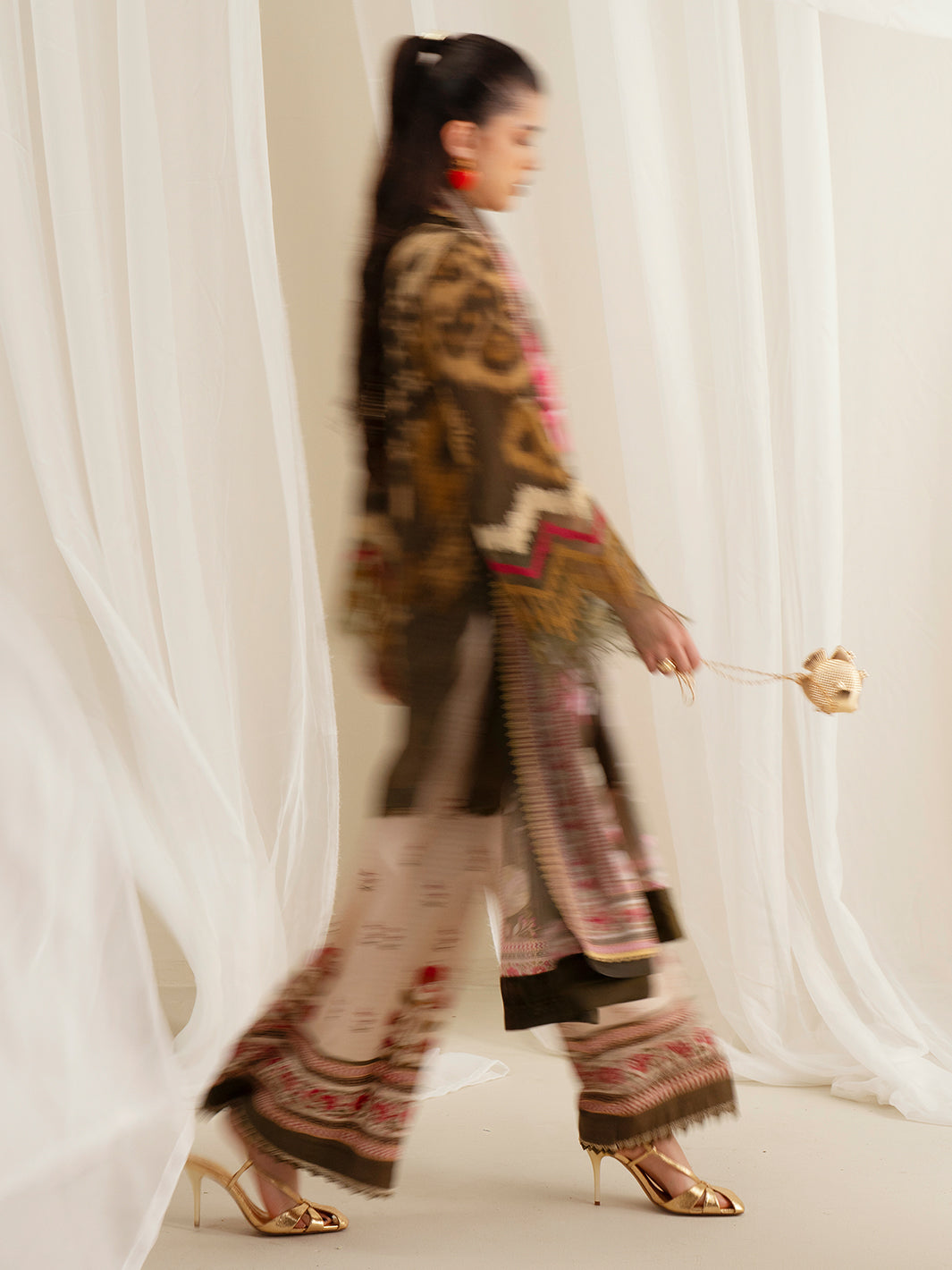 Bin Ilyas | Eres Bonita Viscose 25 | 1102-B - House Of Hania