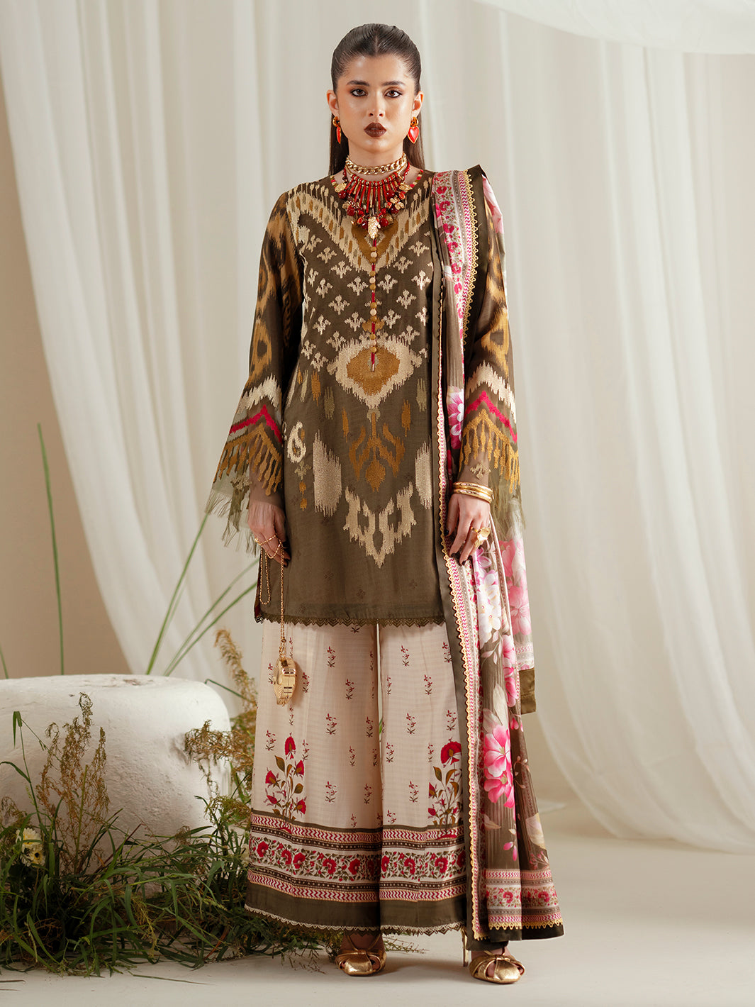 Bin Ilyas | Eres Bonita Viscose 25 | 1102-B - House Of Hania