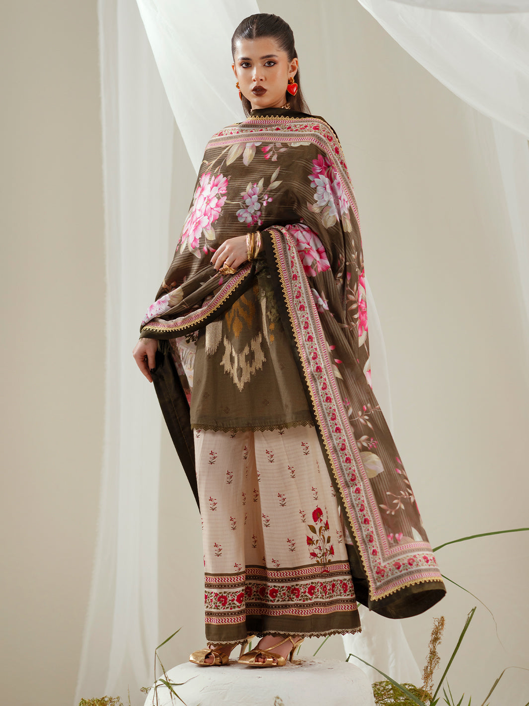 Bin Ilyas | Eres Bonita Viscose 25 | 1102-B - House Of Hania