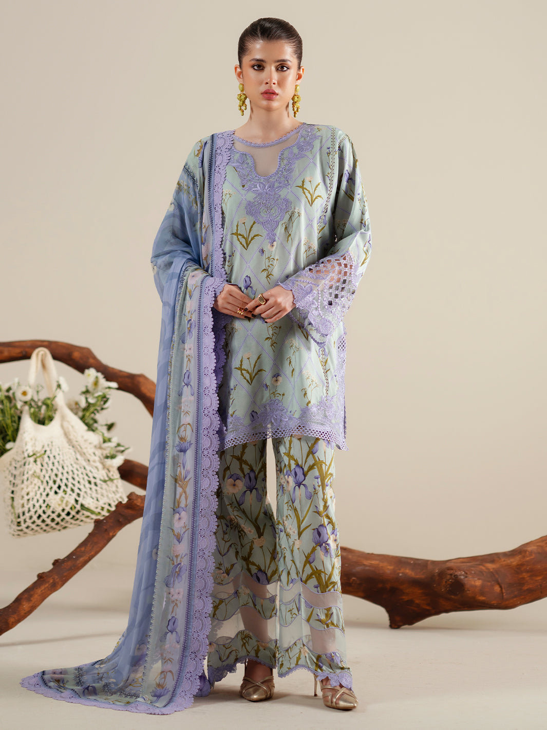 Bin Ilyas | Eres Bonita Viscose 25 | 1103-A - House Of Hania