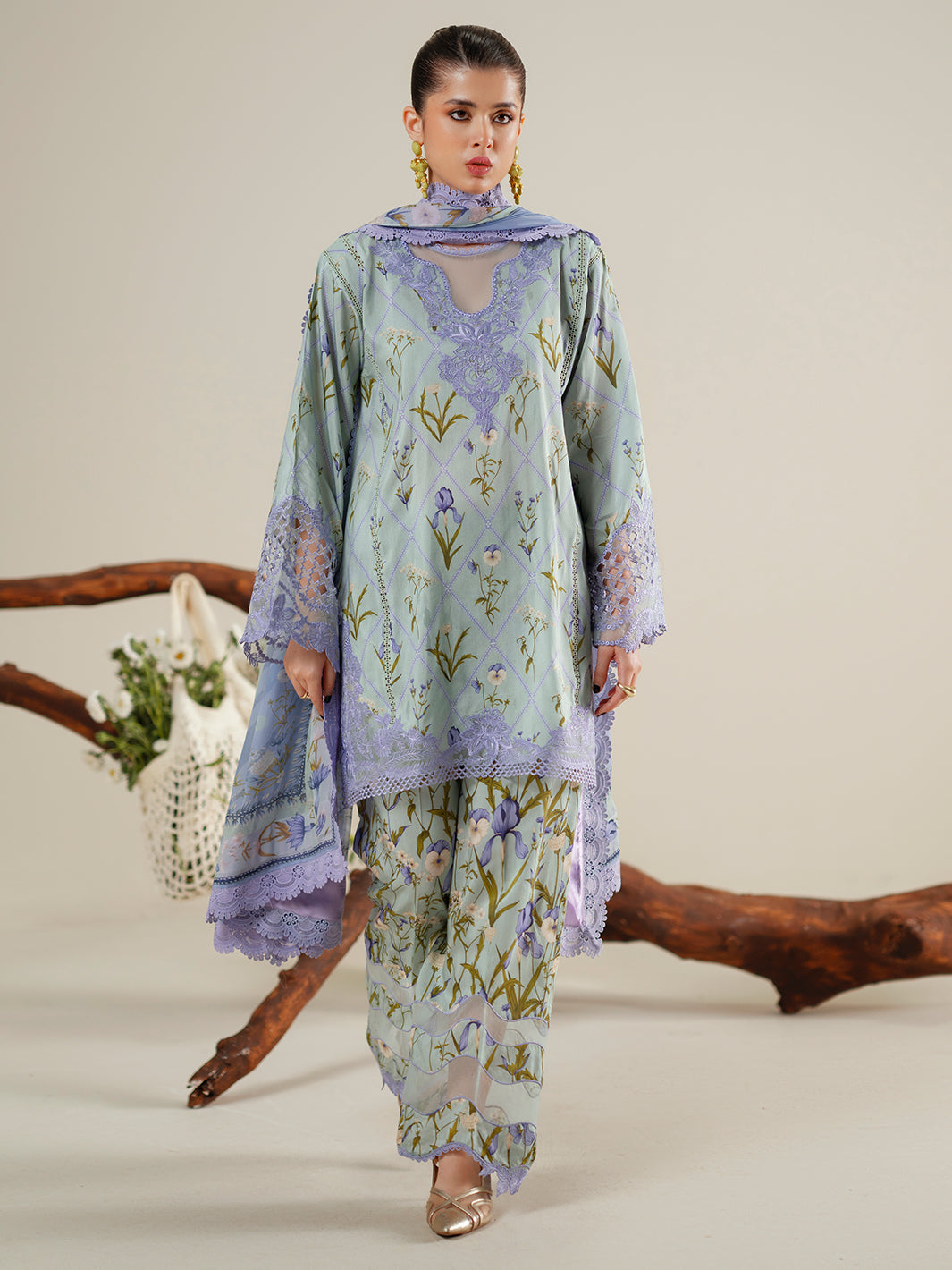 Bin Ilyas | Eres Bonita Viscose 25 | 1103-A - House Of Hania