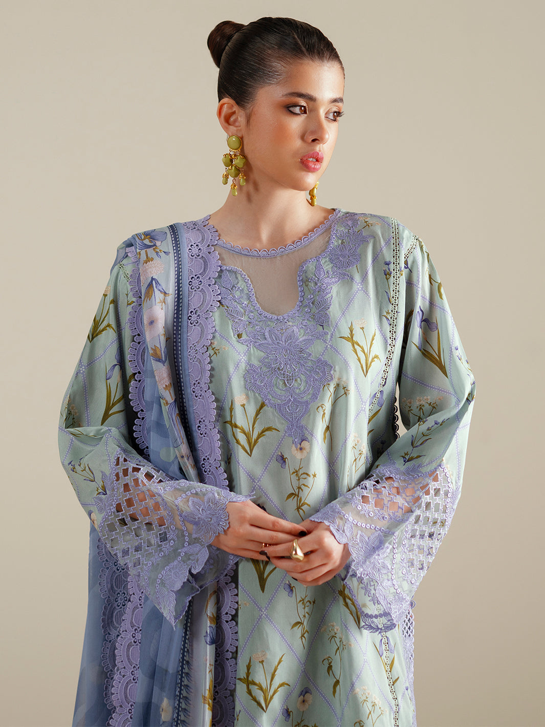 Bin Ilyas | Eres Bonita Viscose 25 | 1103-A - House Of Hania