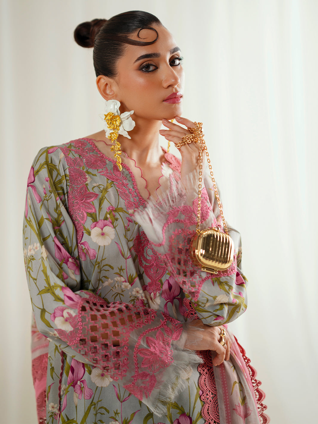 Bin Ilyas | Eres Bonita Viscose 25 | 1103-B - House Of Hania