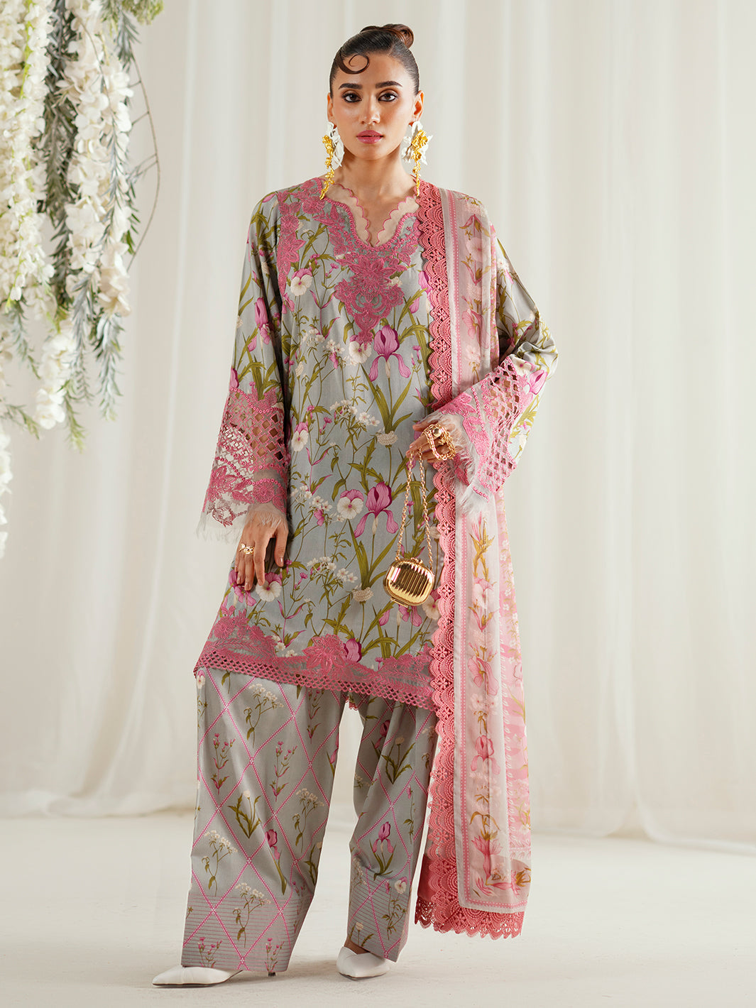 Bin Ilyas | Eres Bonita Viscose 25 | 1103-B - House Of Hania