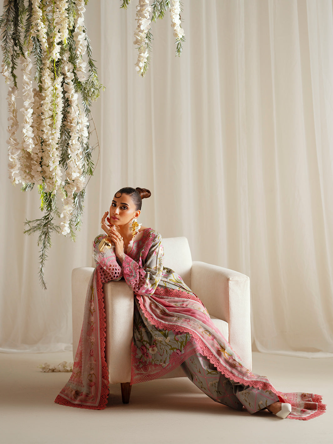 Bin Ilyas | Eres Bonita Viscose 25 | 1103-B - House Of Hania