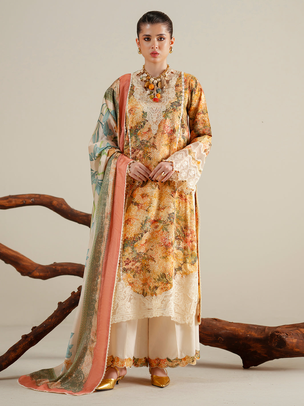 Bin Ilyas | Eres Bonita Viscose 25 | 1104-A - House Of Hania