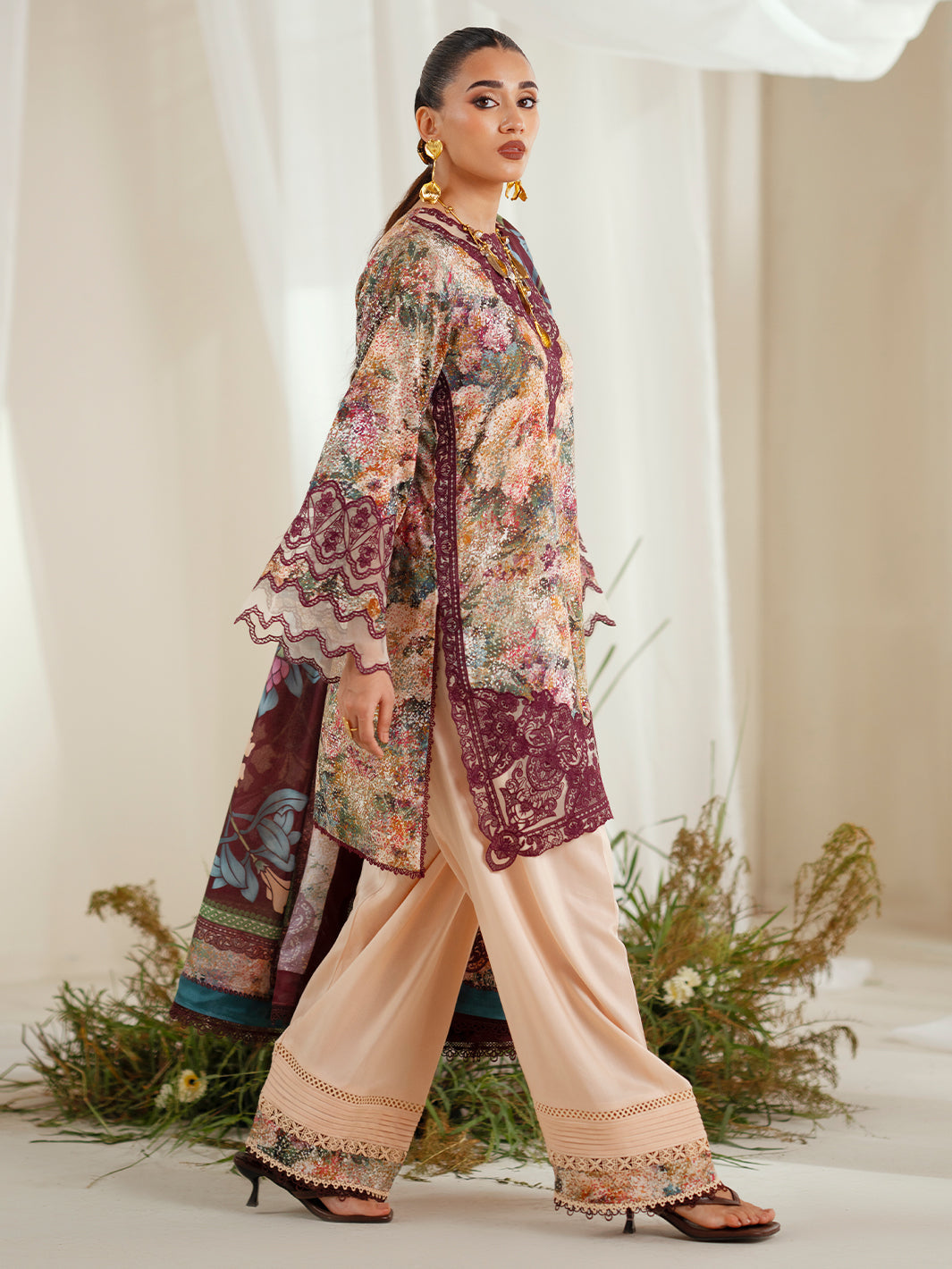 Bin Ilyas | Eres Bonita Viscose 25 | 1104-B - House Of Hania