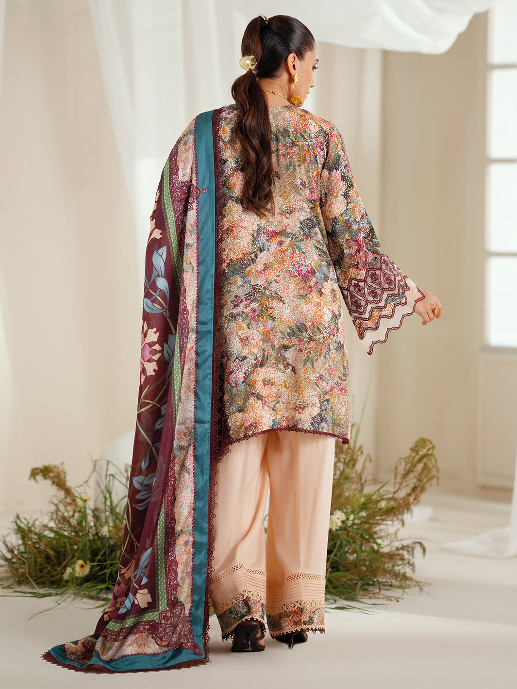 Bin Ilyas | Eres Bonita Viscose 25 | 1104-B - House Of Hania