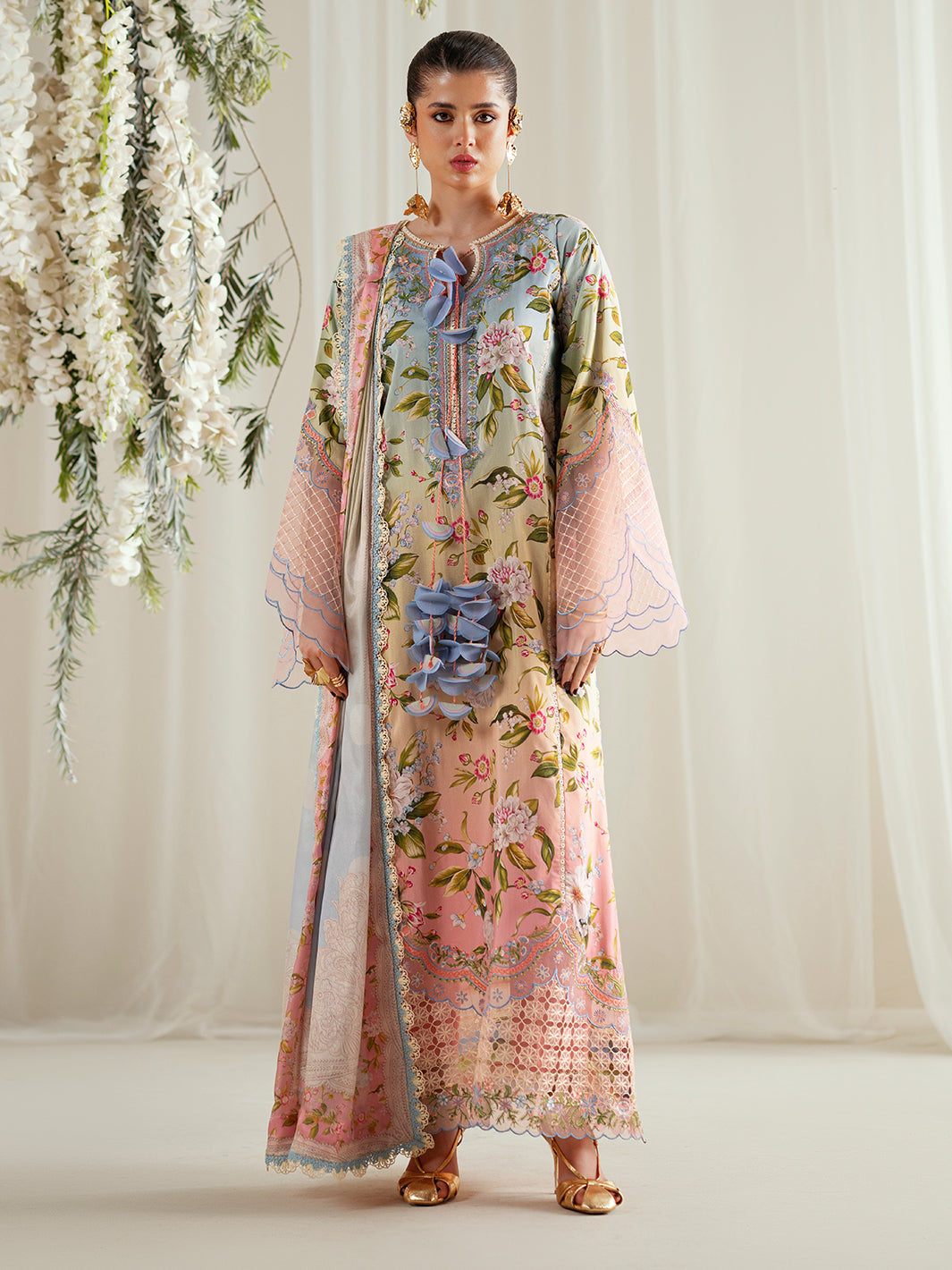 Bin Ilyas | Eres Bonita Viscose 25 | 1105-A - House Of Hania