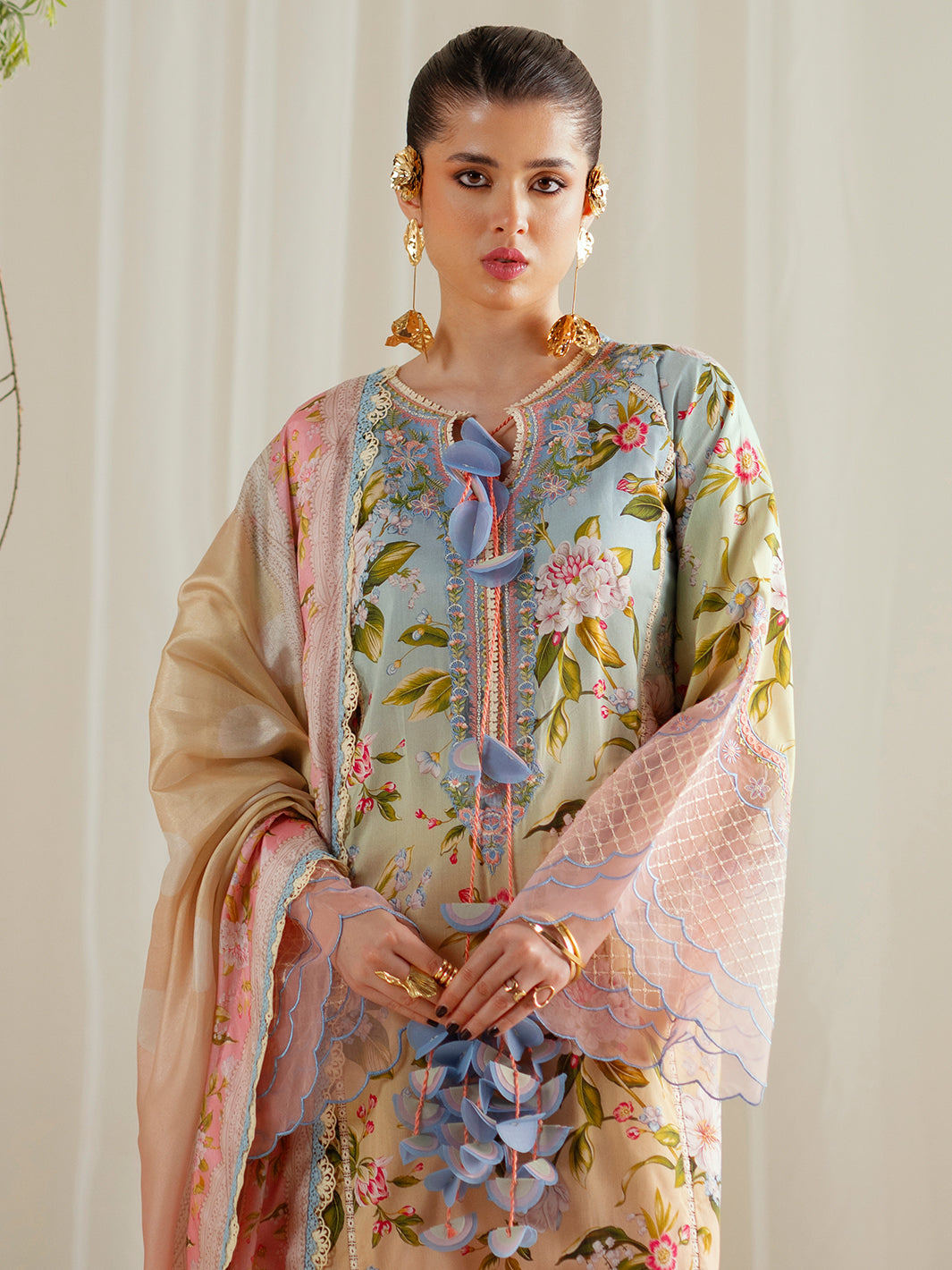 Bin Ilyas | Eres Bonita Viscose 25 | 1105-A - House Of Hania