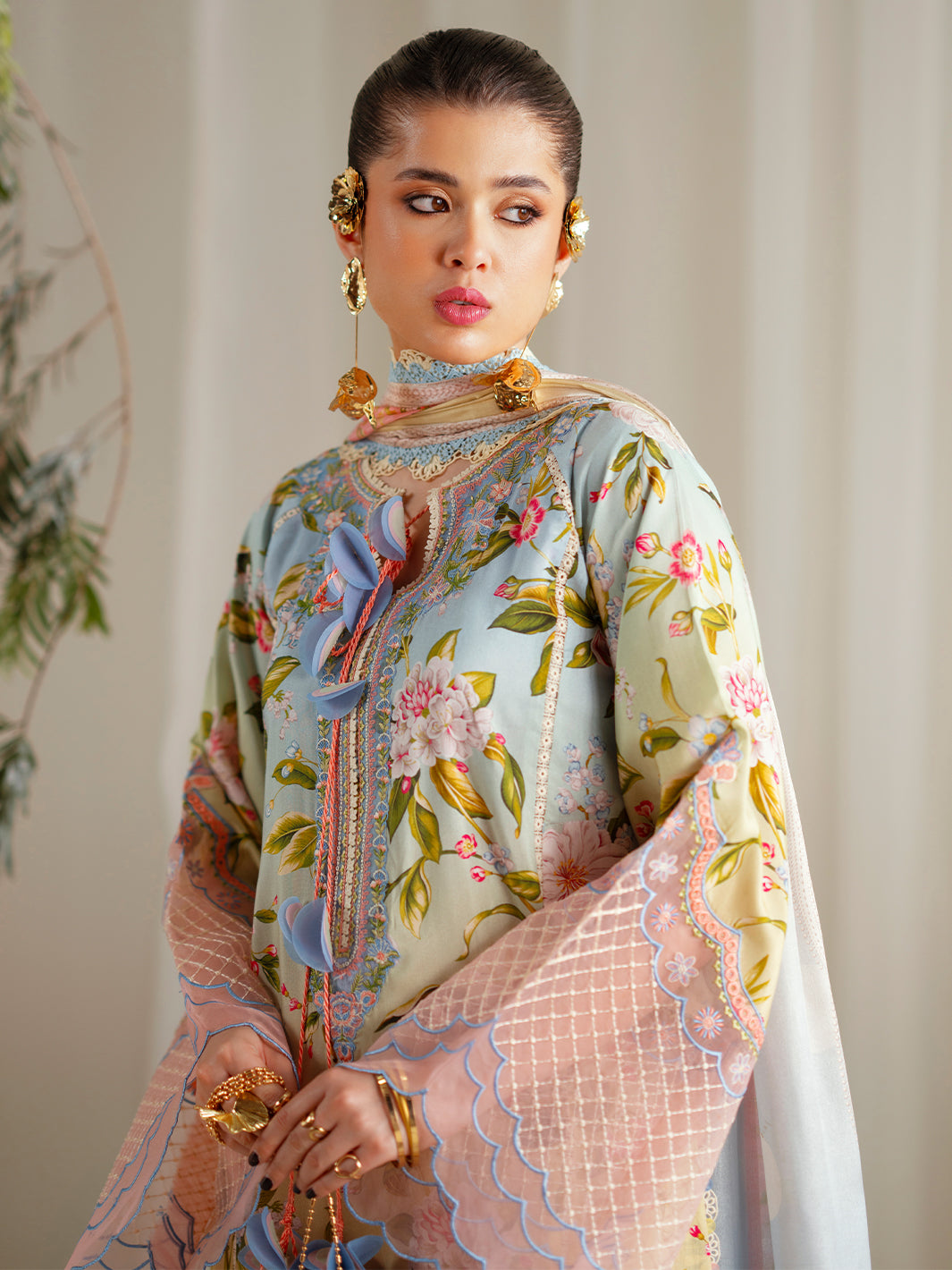 Bin Ilyas | Eres Bonita Viscose 25 | 1105-A - House Of Hania