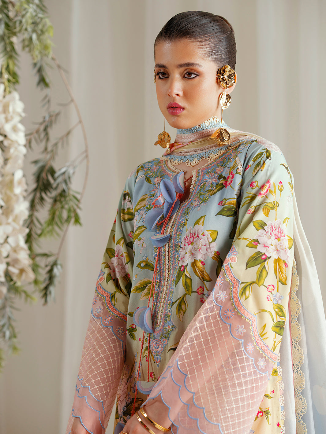 Bin Ilyas | Eres Bonita Viscose 25 | 1105-A - House Of Hania