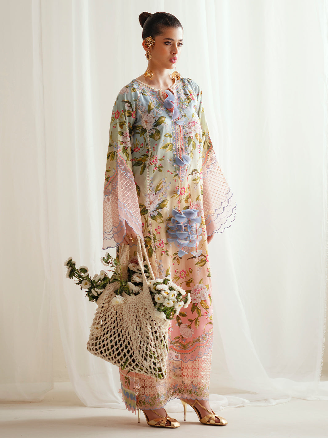 Bin Ilyas | Eres Bonita Viscose 25 | 1105-A - House Of Hania