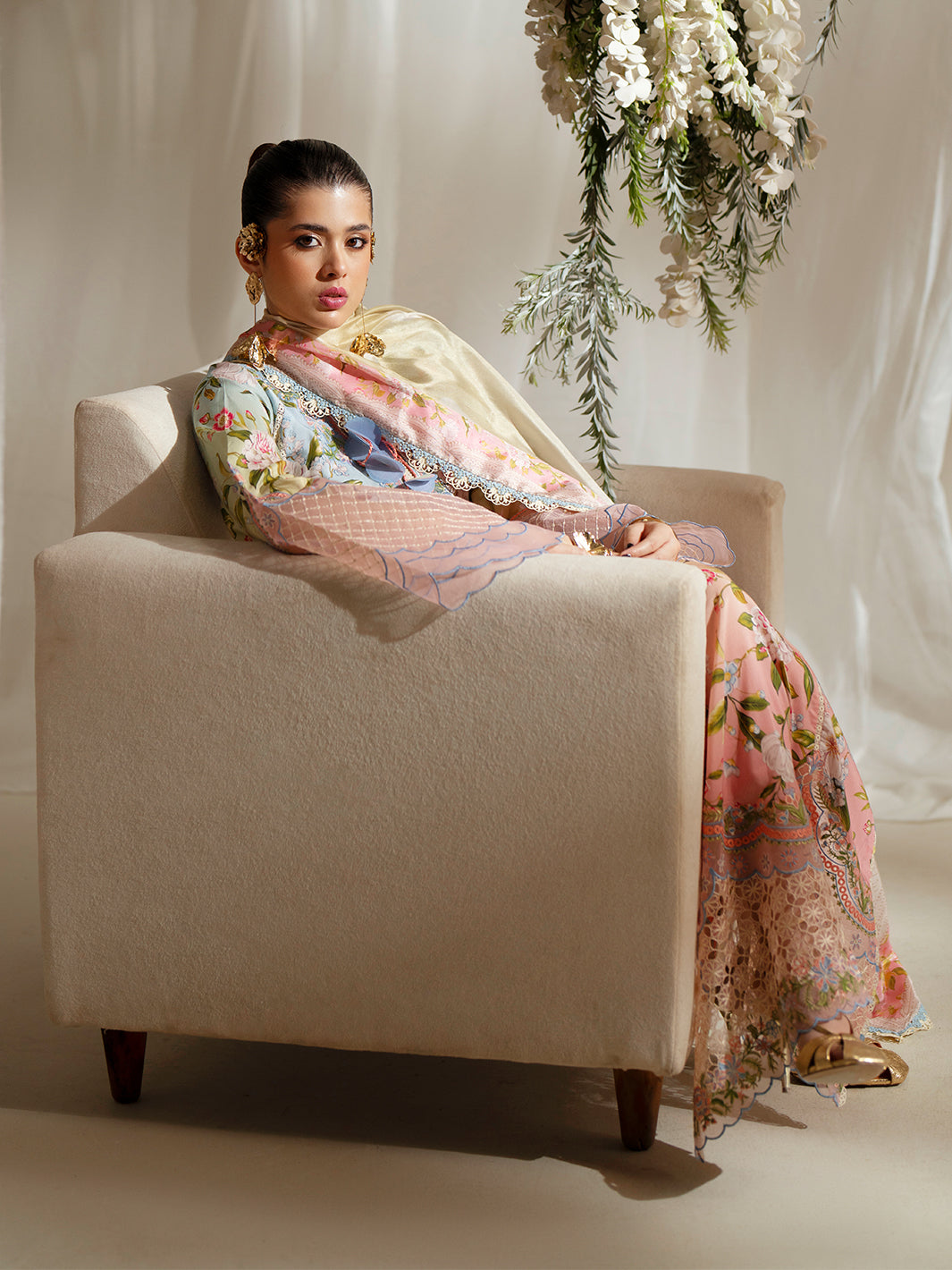 Bin Ilyas | Eres Bonita Viscose 25 | 1105-A - House Of Hania