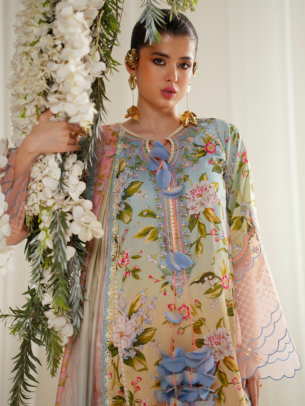 Bin Ilyas | Eres Bonita Viscose 25 | 1105-A - House Of Hania