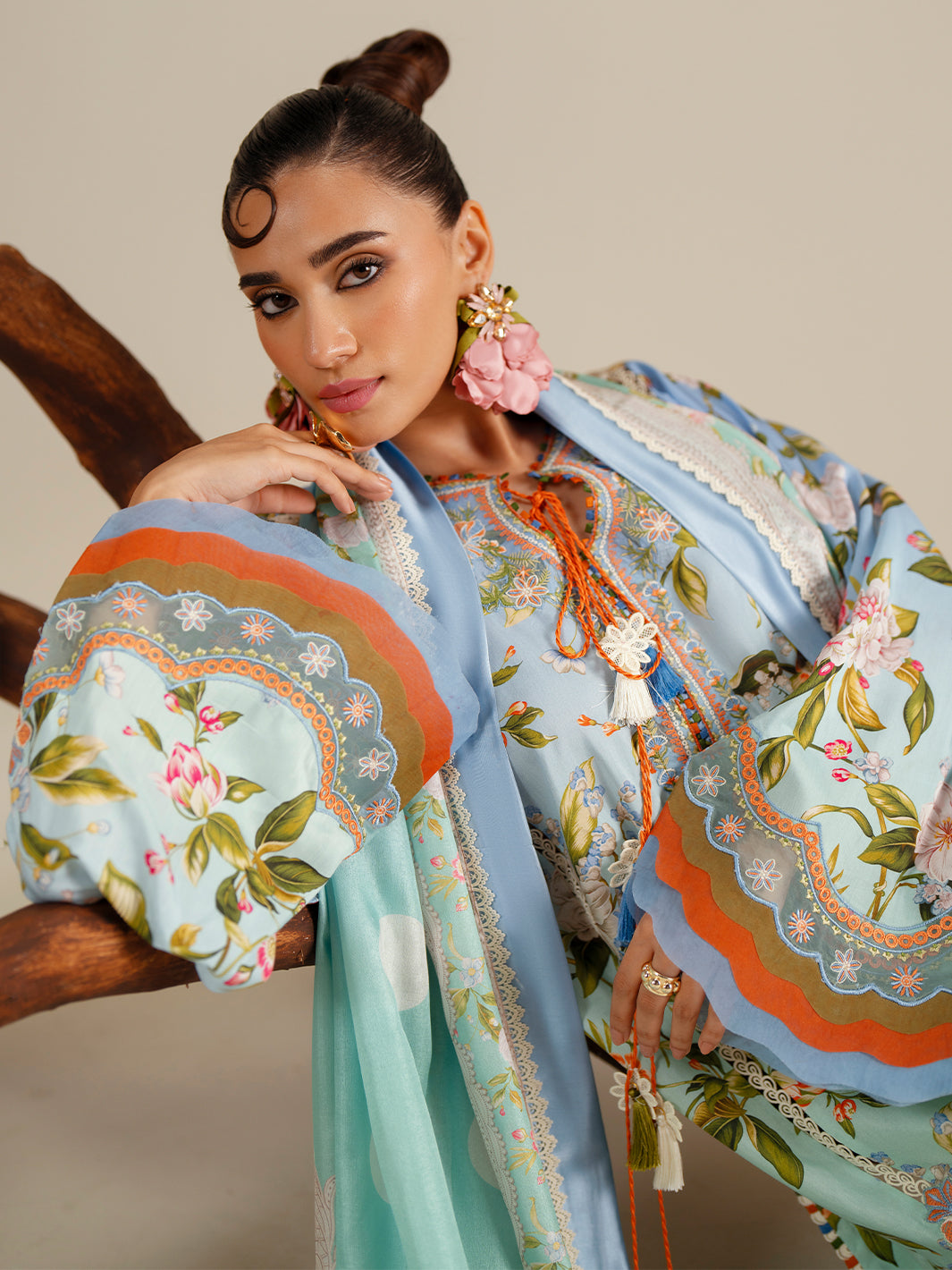 Bin Ilyas | Eres Bonita Viscose 25 | 1105-B - House Of Hania