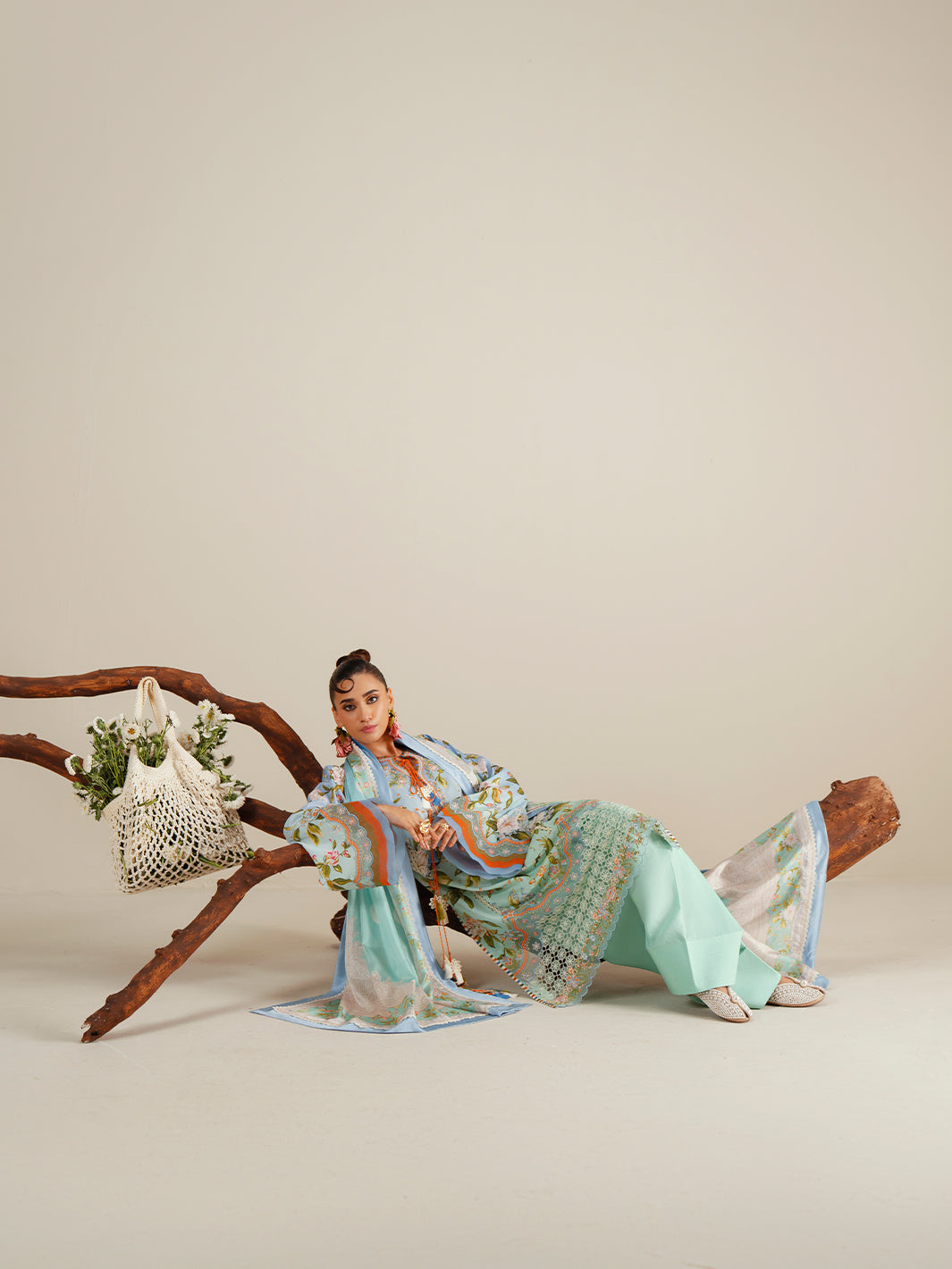 Bin Ilyas | Eres Bonita Viscose 25 | 1105-B - House Of Hania