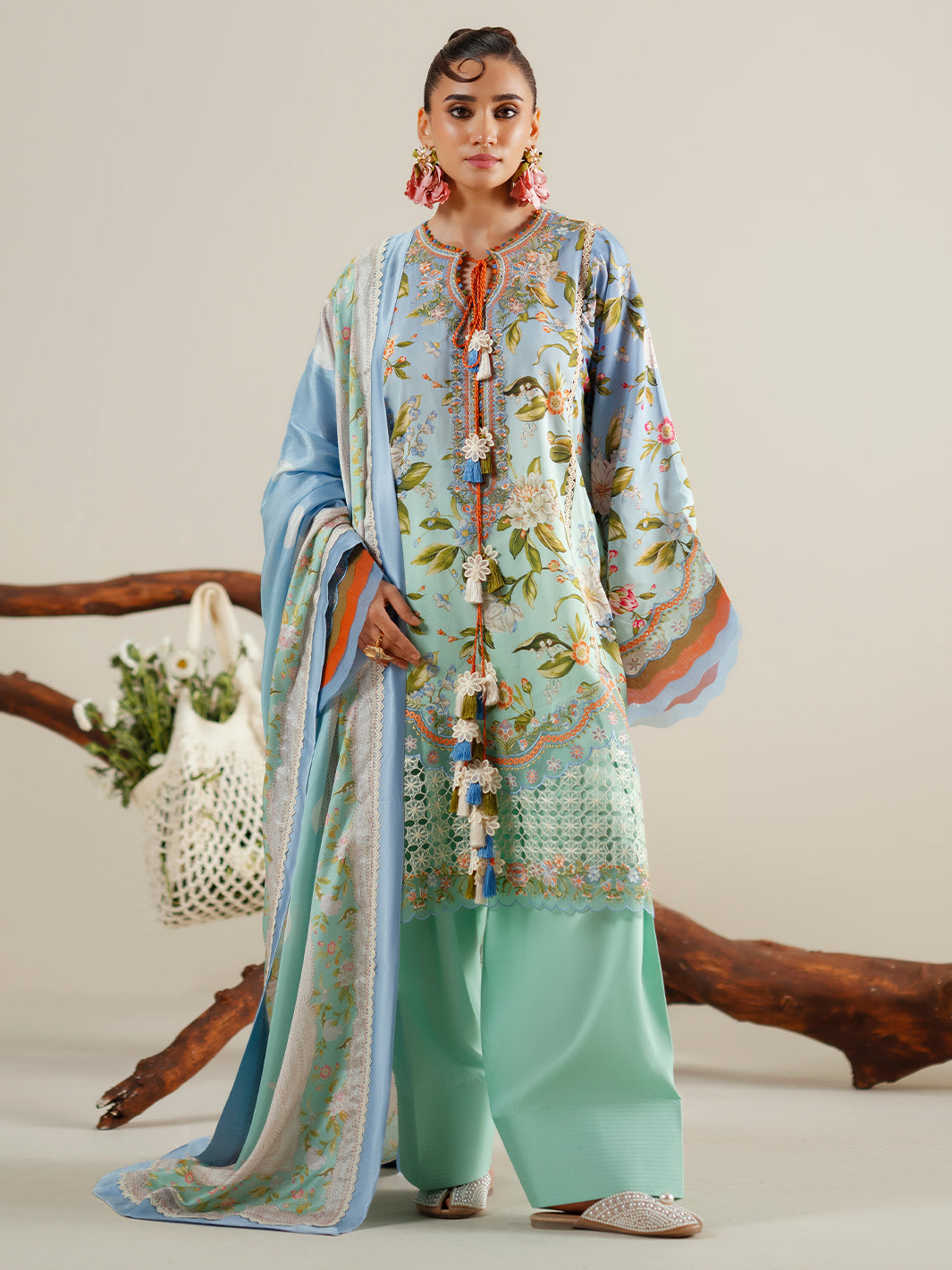 Bin Ilyas | Eres Bonita Viscose 25 | 1105-B - House Of Hania