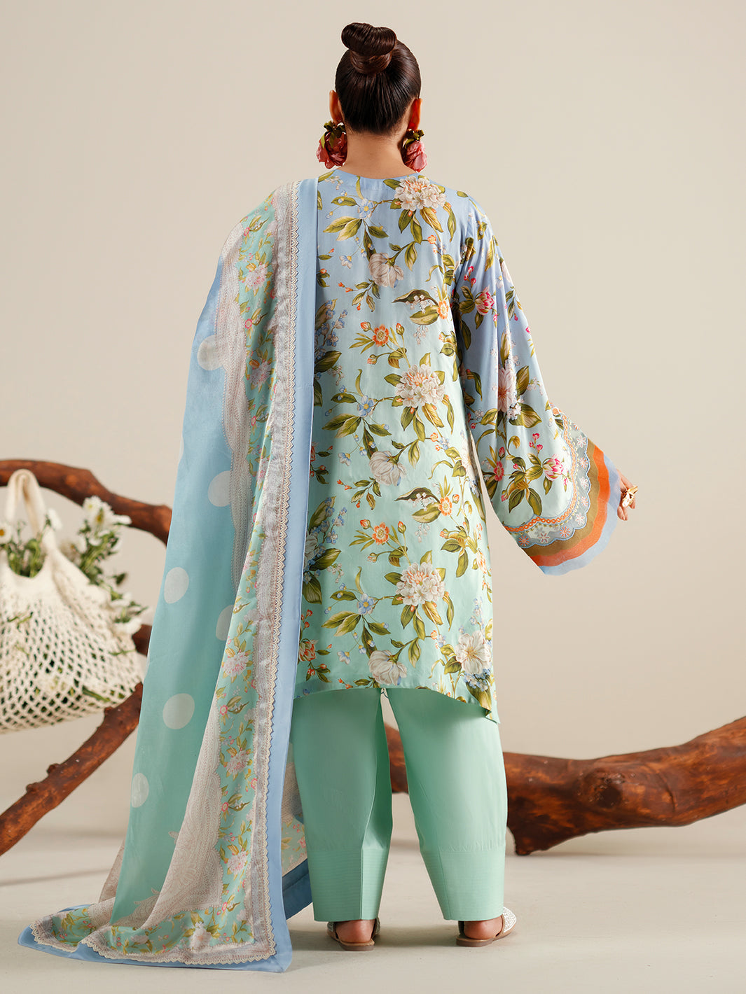 Bin Ilyas | Eres Bonita Viscose 25 | 1105-B - House Of Hania