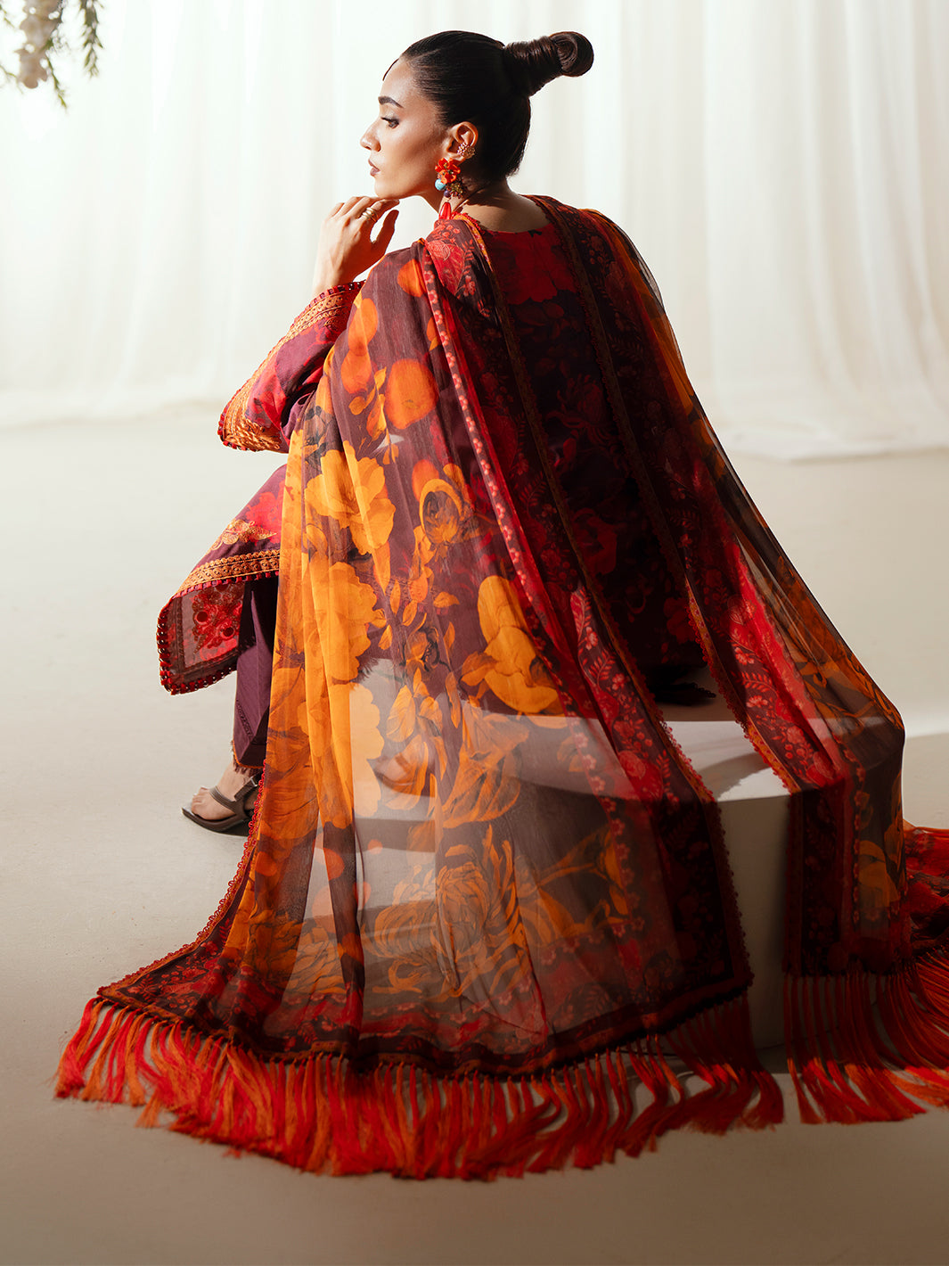 Bin Ilyas | Eres Bonita Viscose 25 | 1106-A - House Of Hania