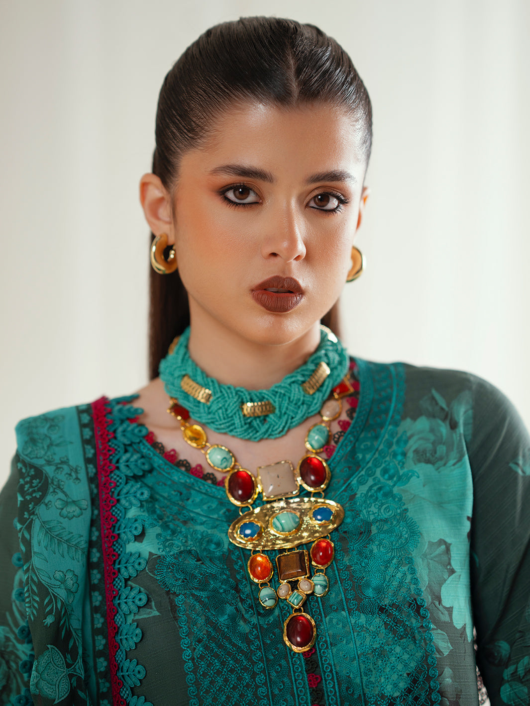 Bin Ilyas | Eres Bonita Viscose 25 | 1106-B - House Of Hania