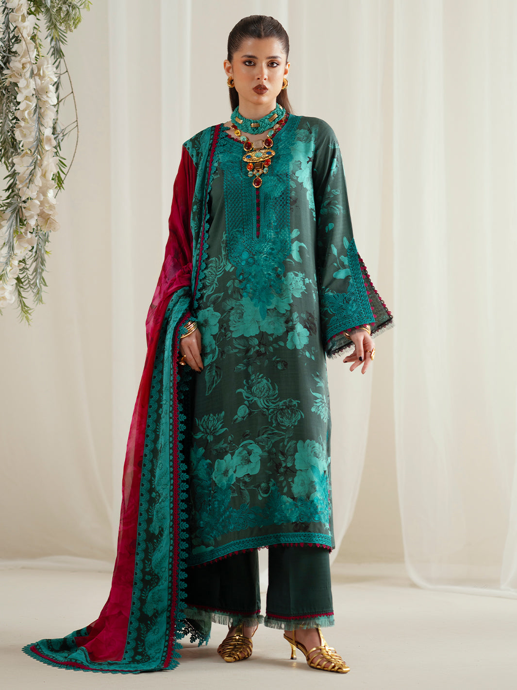 Bin Ilyas | Eres Bonita Viscose 25 | 1106-B - House Of Hania