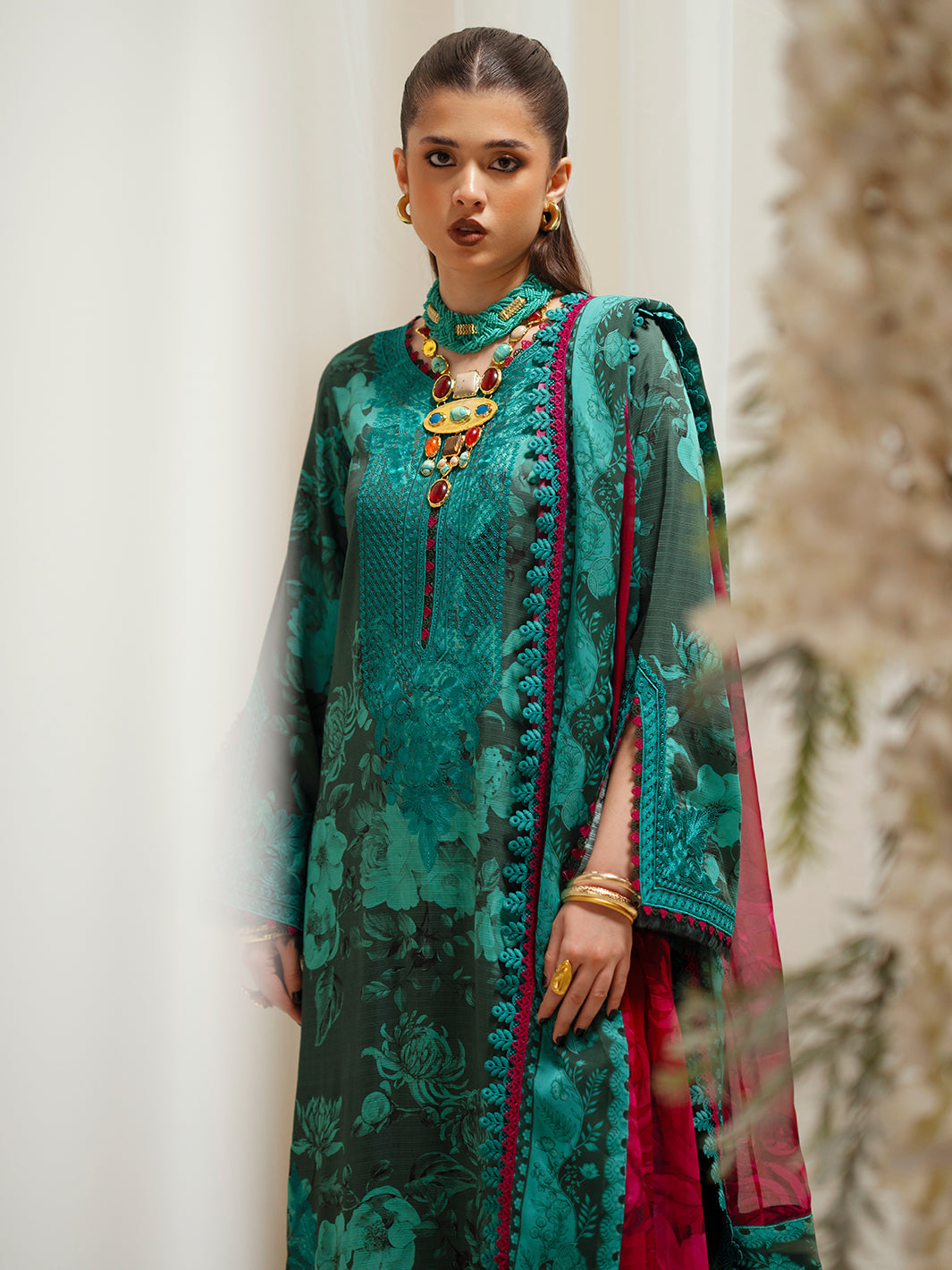 Bin Ilyas | Eres Bonita Viscose 25 | 1106-B - House Of Hania