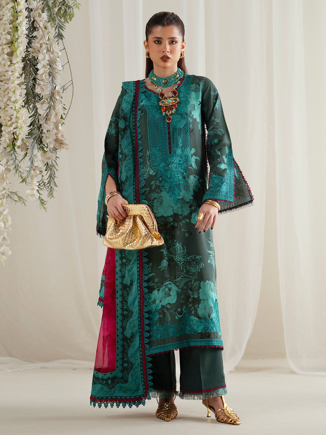 Bin Ilyas | Eres Bonita Viscose 25 | 1106-B - House Of Hania