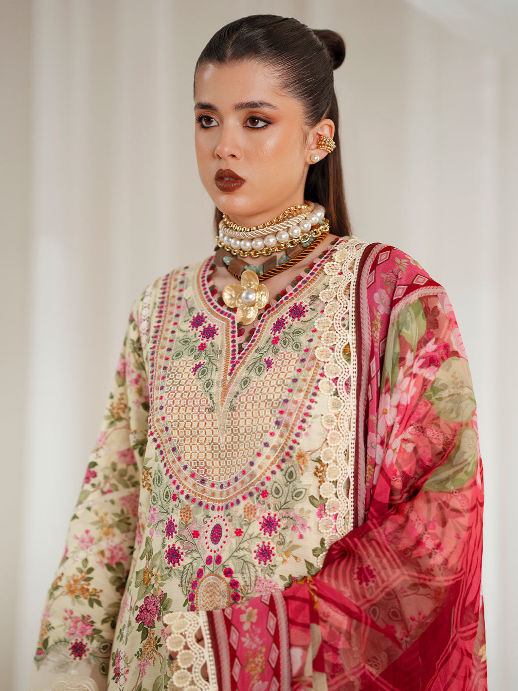 Bin Ilyas | Eres Bonita Viscose 25 | 1107-A - House Of Hania