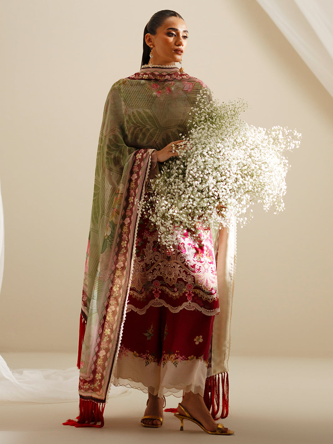 Bin Ilyas | Eres Bonita Viscose 25 | 1107-B - House Of Hania