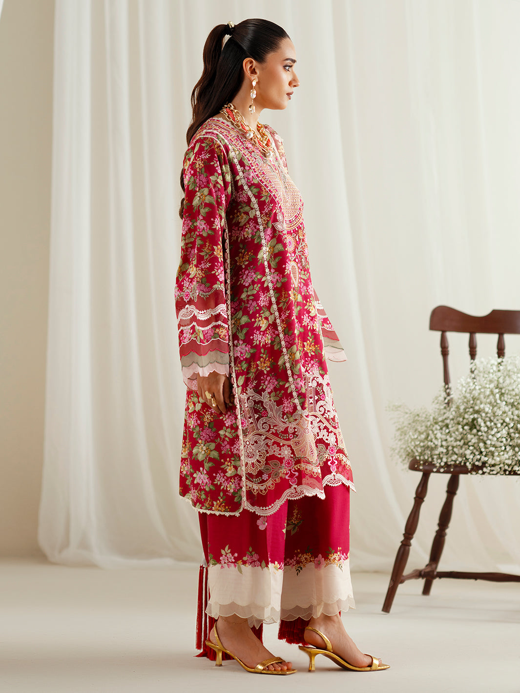 Bin Ilyas | Eres Bonita Viscose 25 | 1107-B - House Of Hania