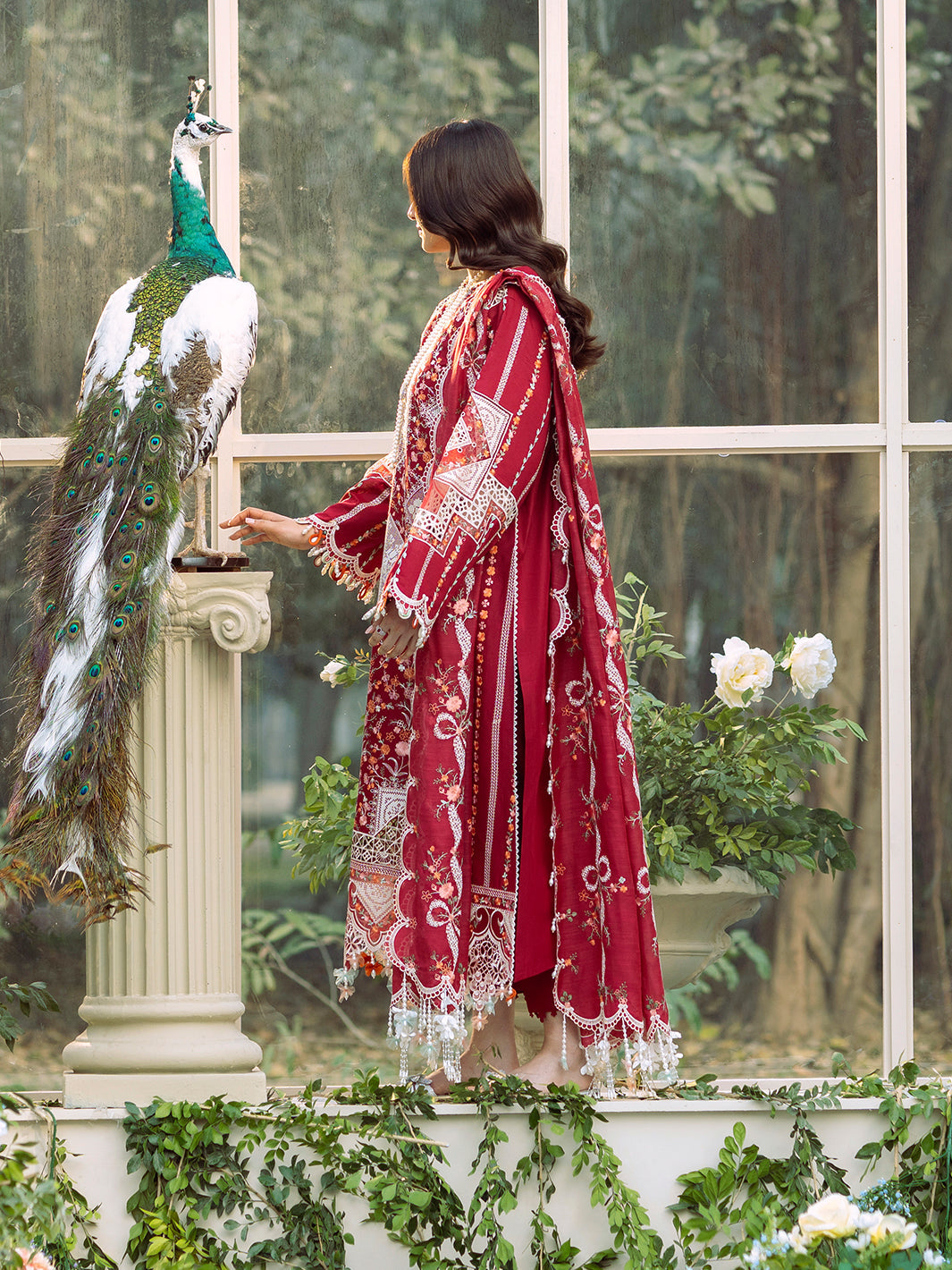 Bin Ilyas | Freesia Embroidered Lawn 25 | 103 - A - House Of Hania