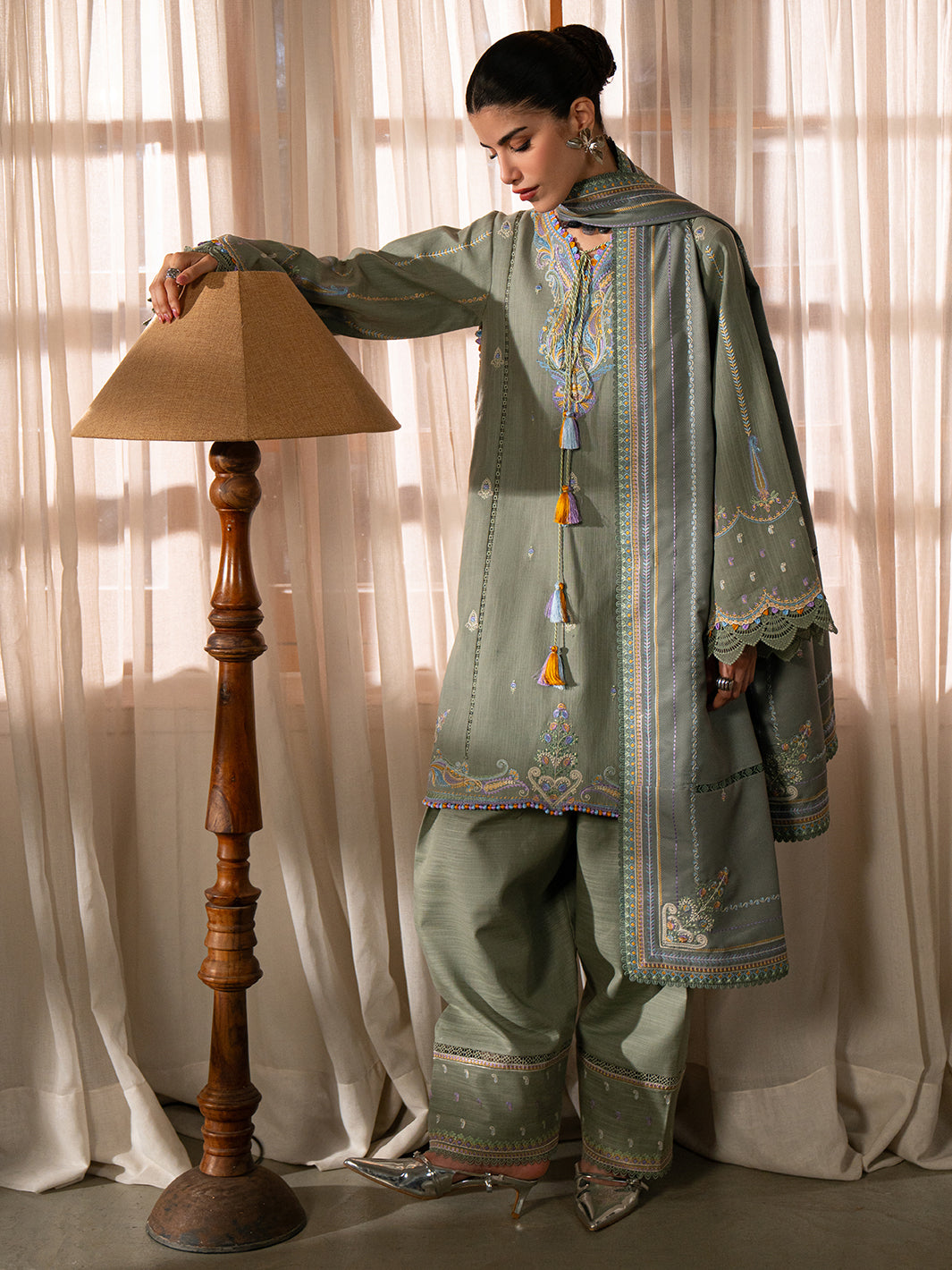 Bin Ilyas | Gulrukh Khaddar 25 | 64-A - House Of Hania