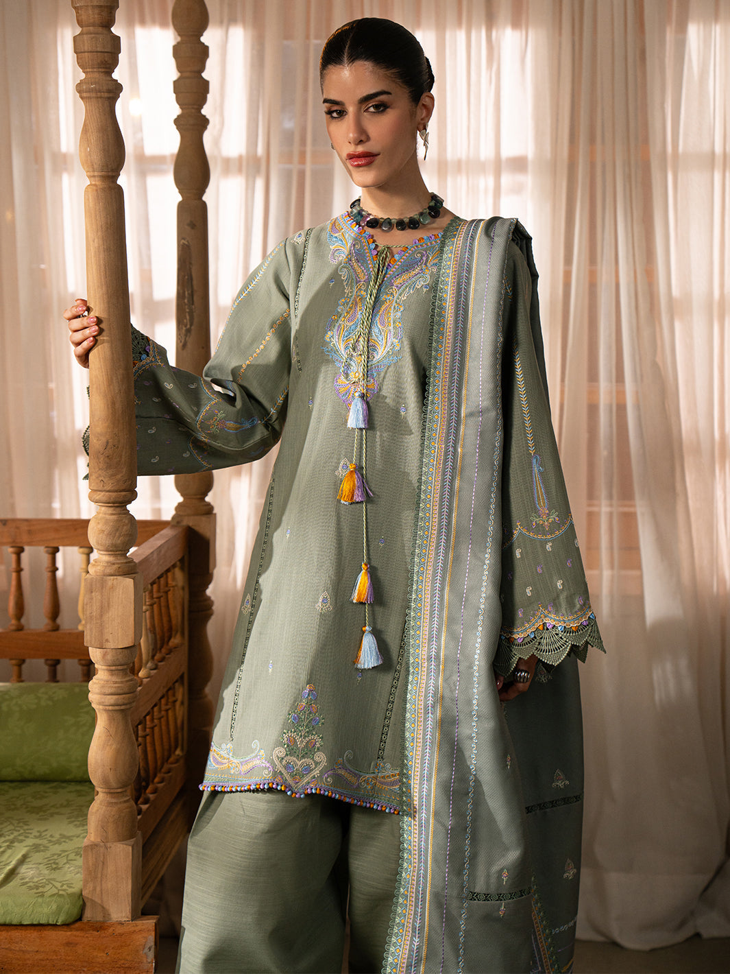Bin Ilyas | Gulrukh Khaddar 25 | 64-A - House Of Hania
