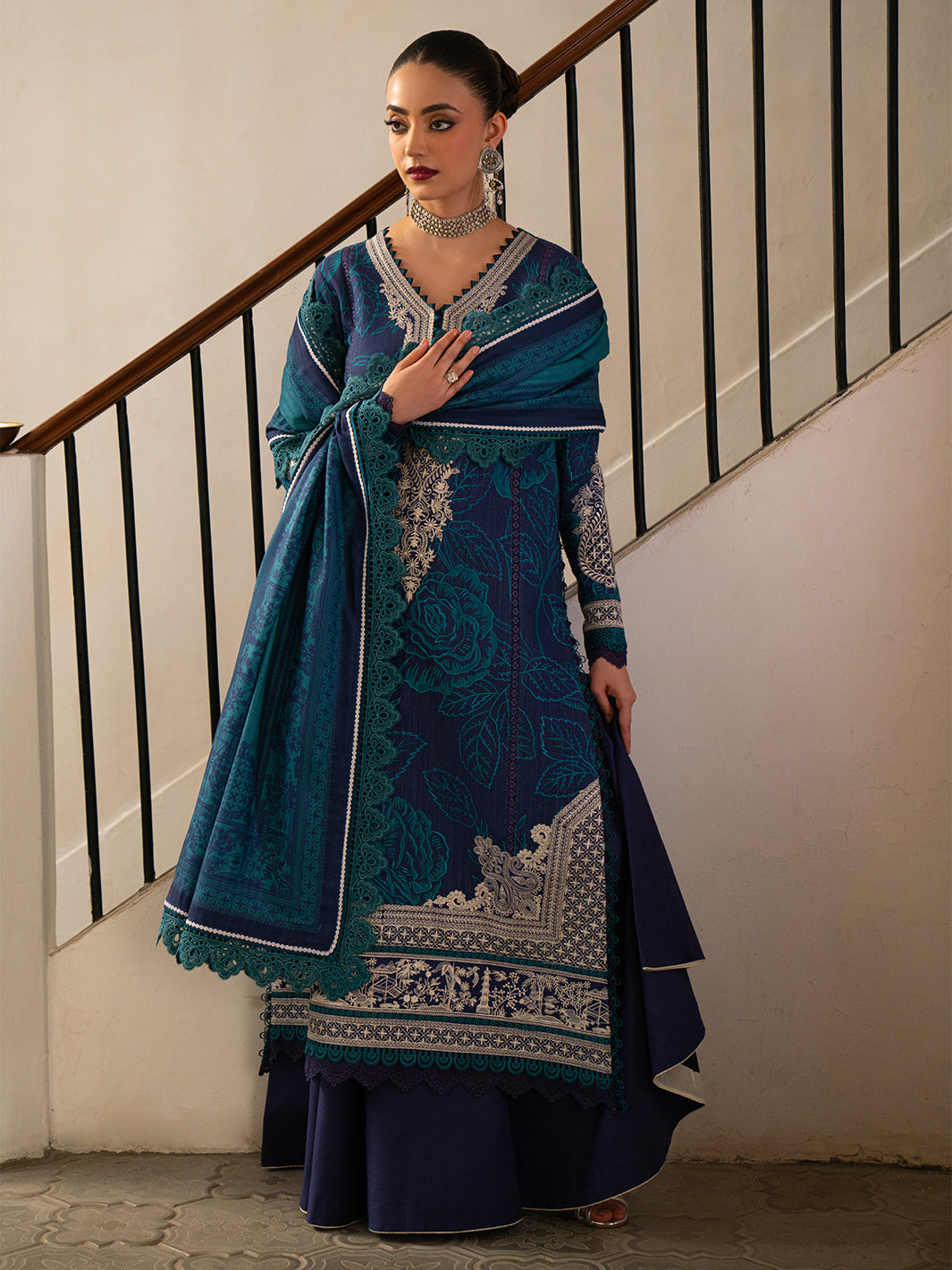 Bin Ilyas | Gulrukh Khaddar 25 | 65-A - House Of Hania