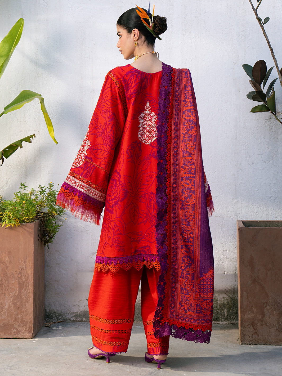 Bin Ilyas | Gulrukh Khaddar 25 | 65-B - House Of Hania