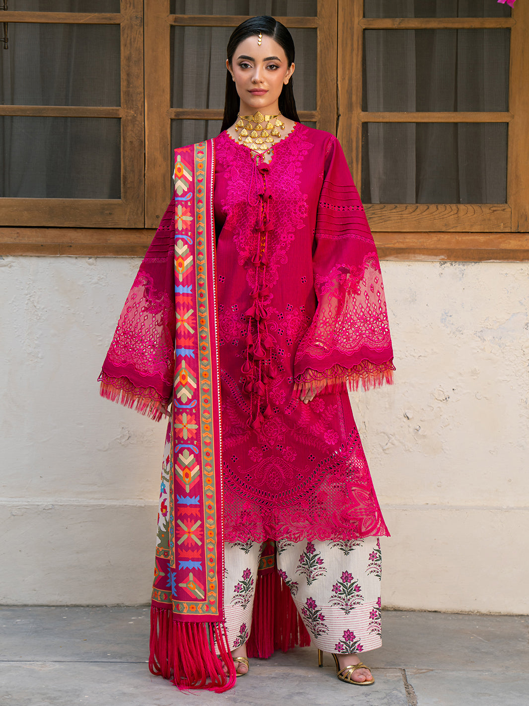 Bin Ilyas | Gulrukh Khaddar 25 | 66-B - House Of Hania