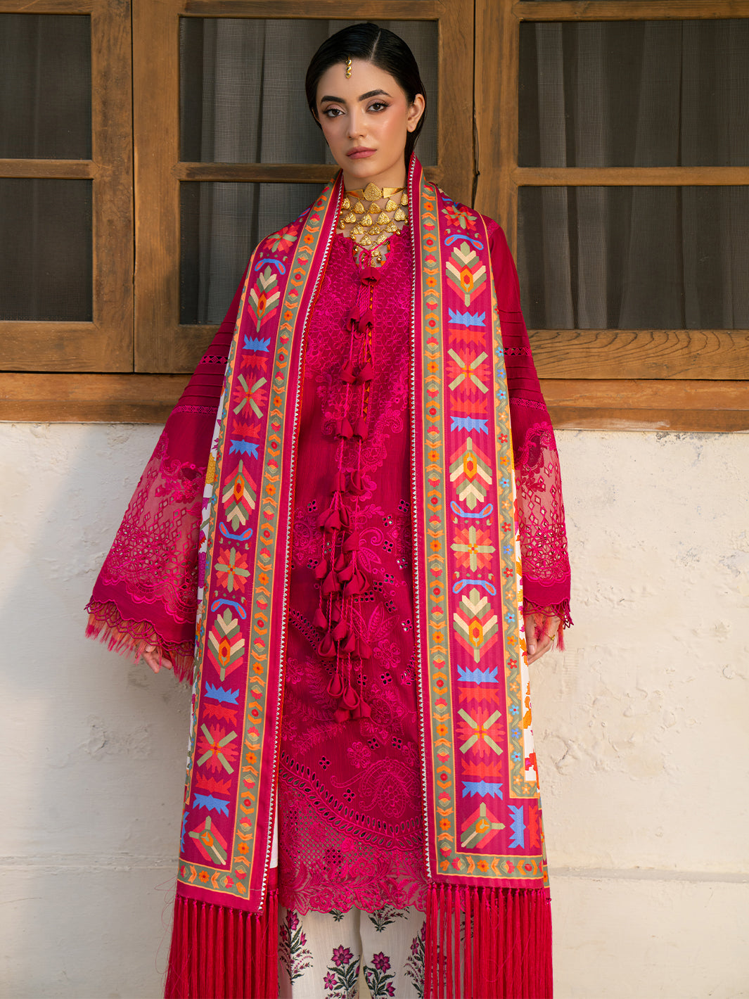 Bin Ilyas | Gulrukh Khaddar 25 | 66-B - House Of Hania