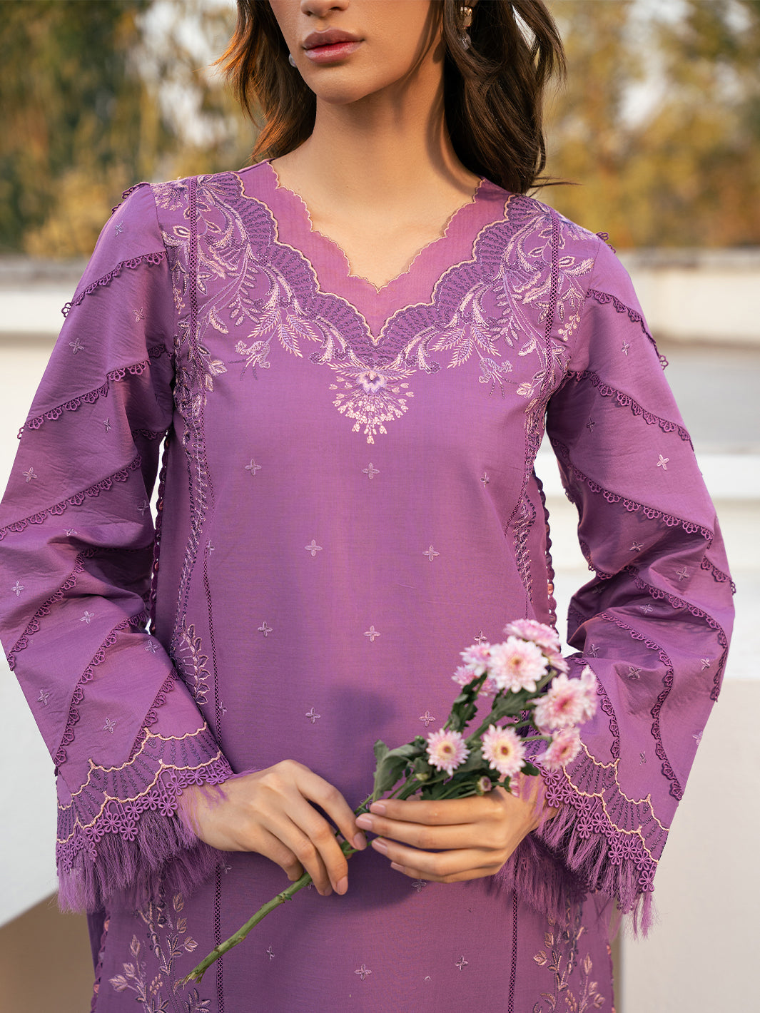 Bin Ilyas | Hazel Printed Lawn 25 | 2071 - A - House Of Hania