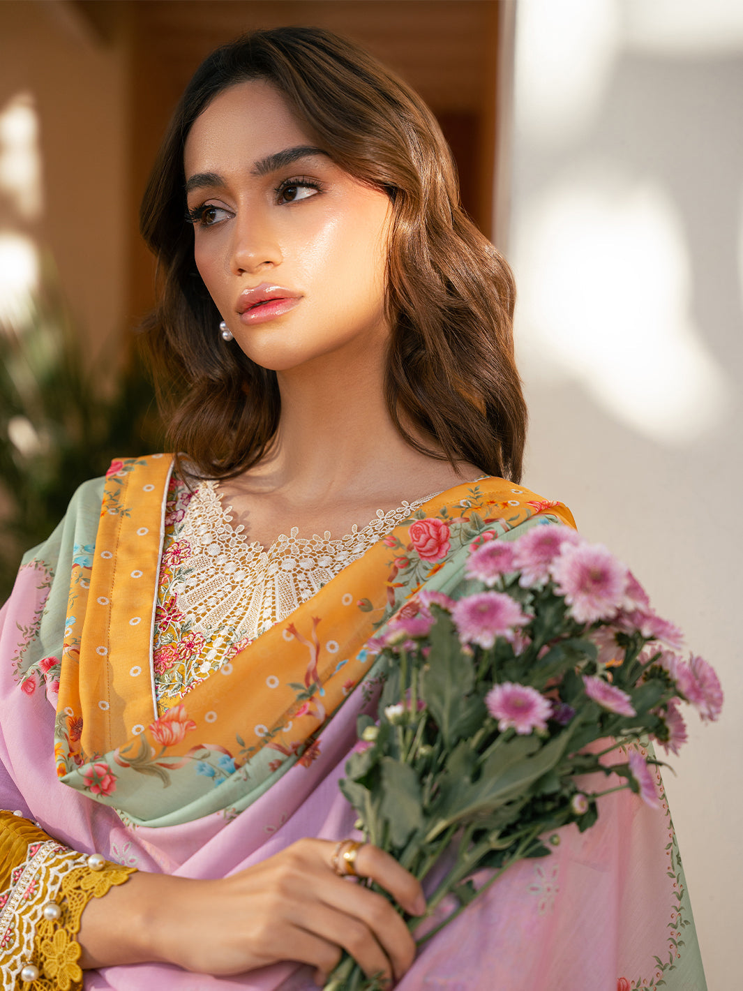 Bin Ilyas | Hazel Printed Lawn 25 | 2072 - B - House Of Hania