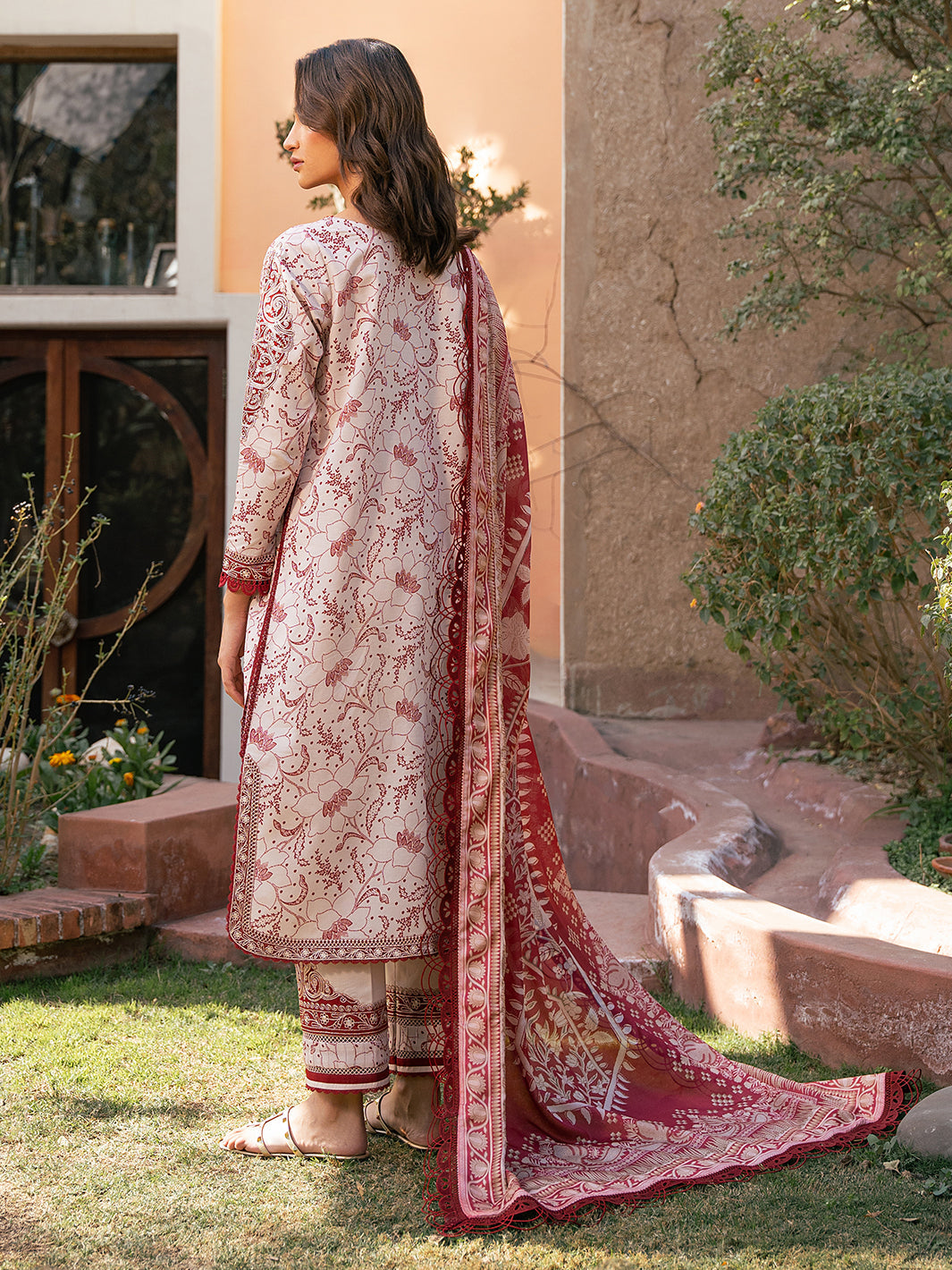 Bin Ilyas | Hazel Printed Lawn 25 | 2074 - B - House Of Hania