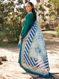 Bin Ilyas | Hazel Printed Lawn 25 | 2077 - A - House Of Hania