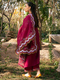 Bin Ilyas | Hazel Printed Lawn 25 | 2078 - A - House Of Hania