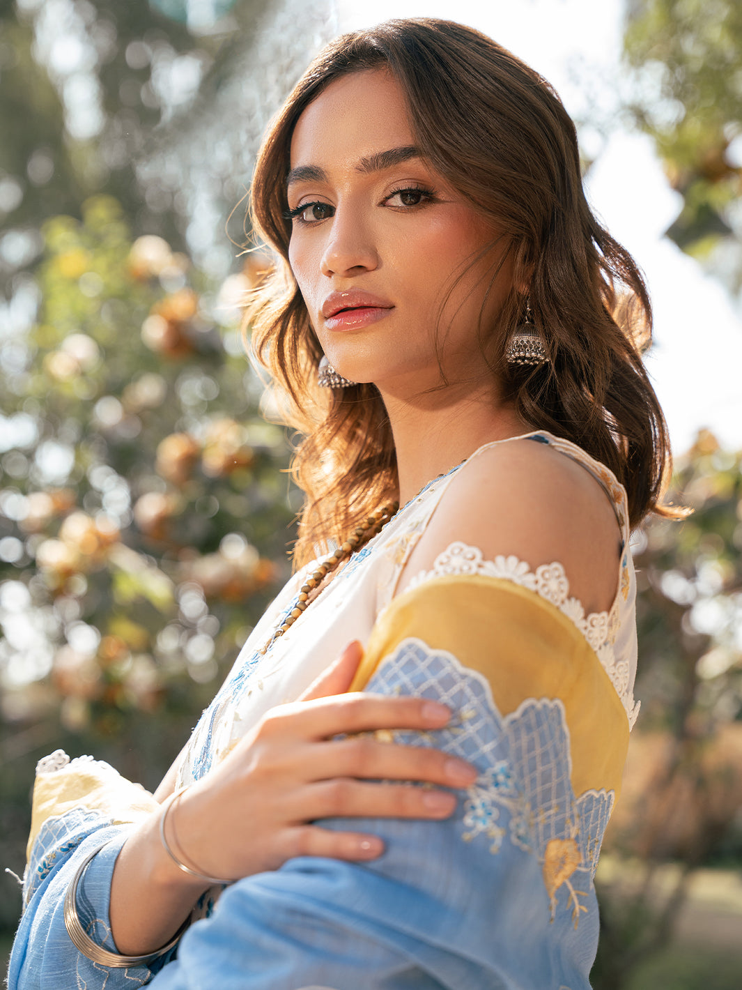 Bin Ilyas | Hazel Printed Lawn 25 | 2078 - B - House Of Hania