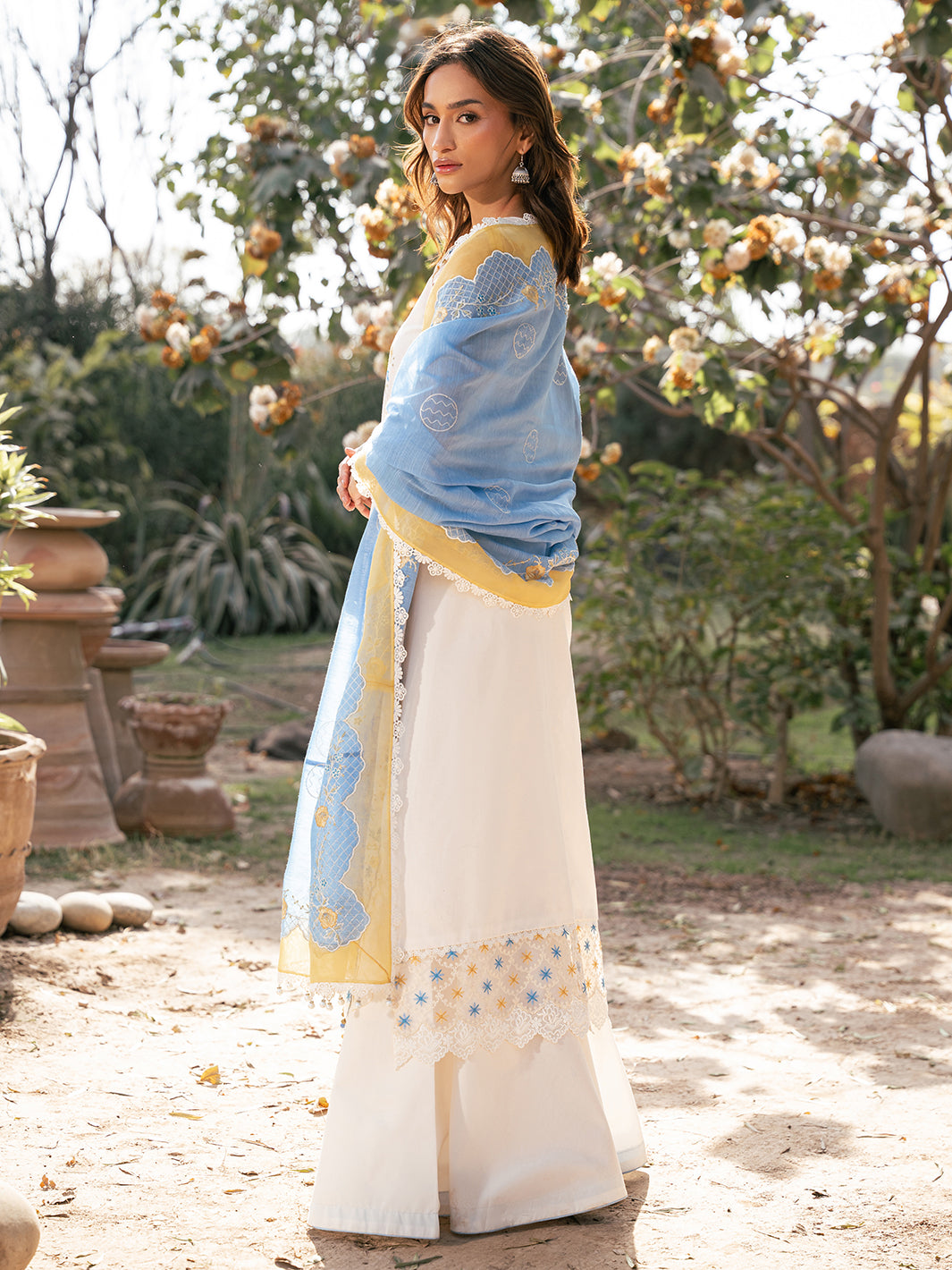 Bin Ilyas | Hazel Printed Lawn 25 | 2078 - B - House Of Hania