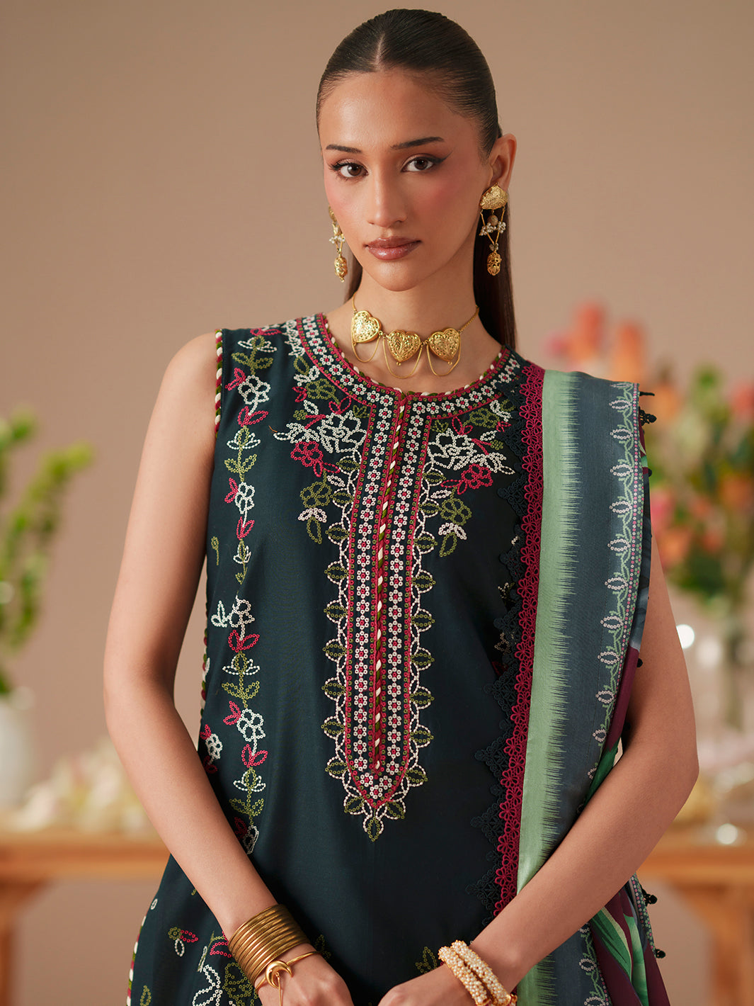 Bin Ilyas | Jojo Summer '26 | 81A | 3 PC Lawn - House Of Hania