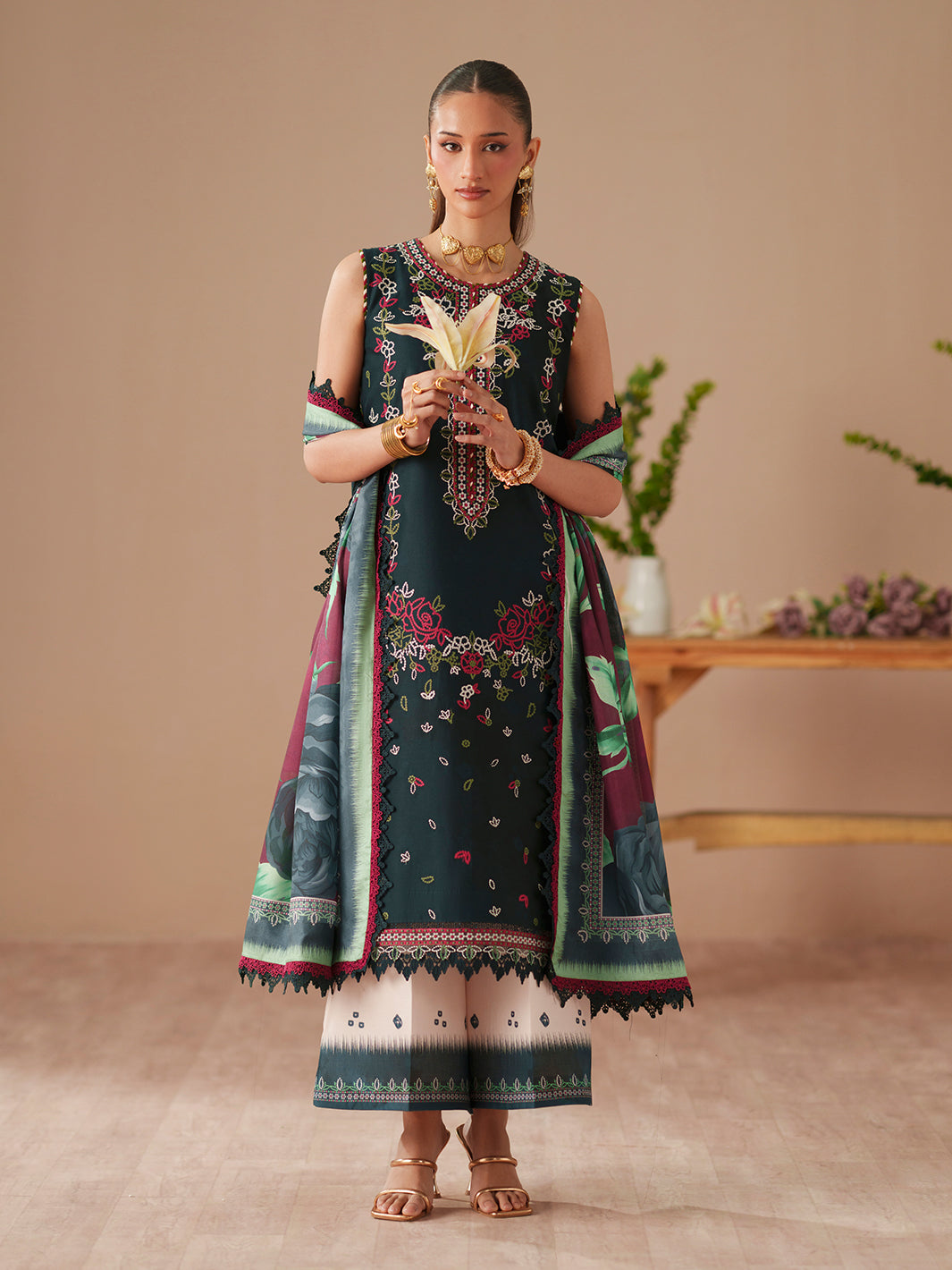 Bin Ilyas | Jojo Summer '26 | 81A | 3 PC Lawn - House Of Hania