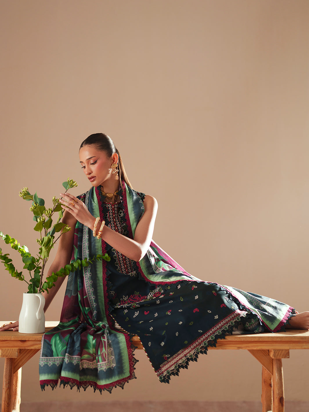 Bin Ilyas | Jojo Summer '26 | 81A | 3 PC Lawn - House Of Hania