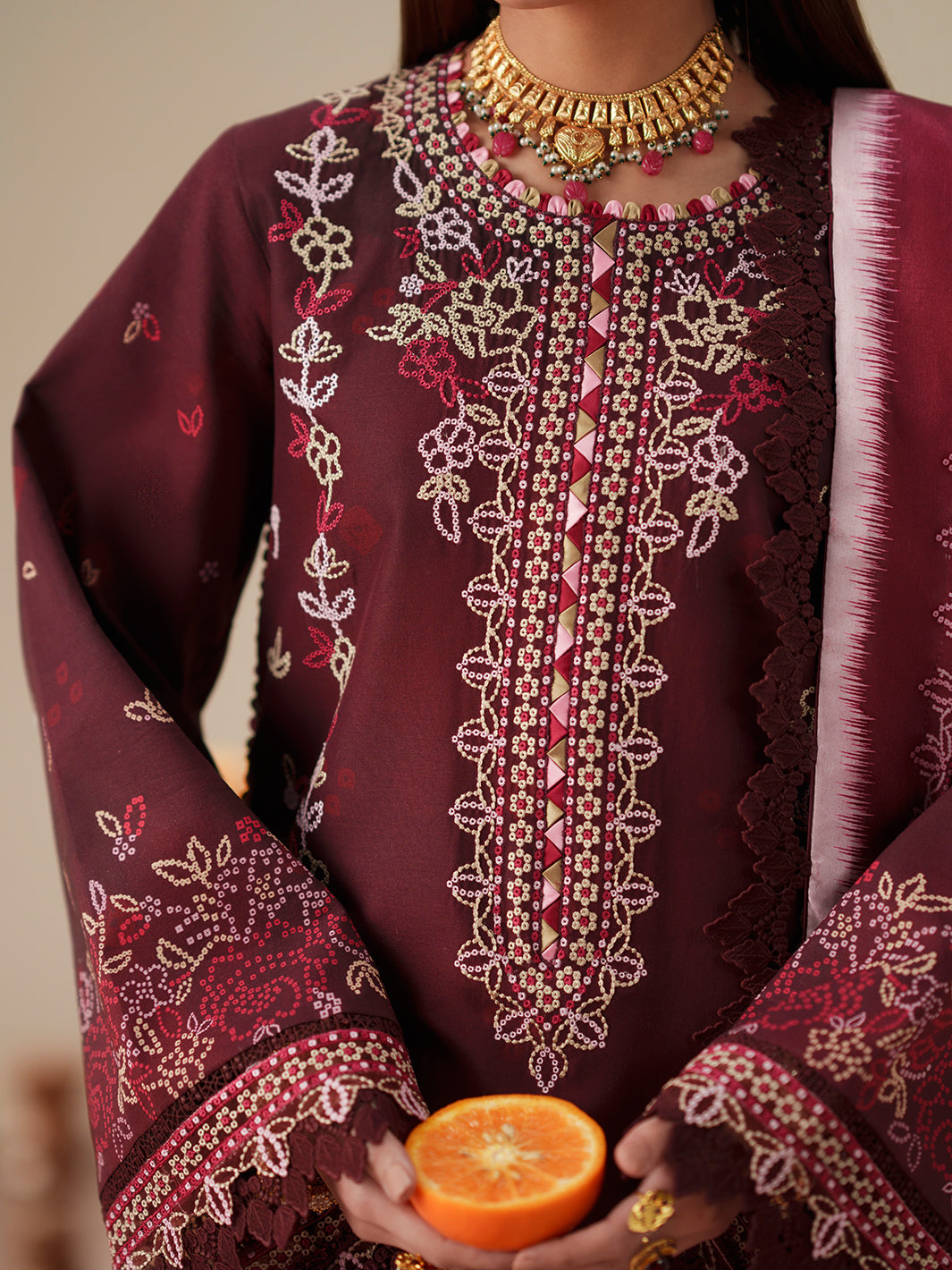 Bin Ilyas | Jojo Summer '26 | 81B | 3 PC Lawn - House Of Hania
