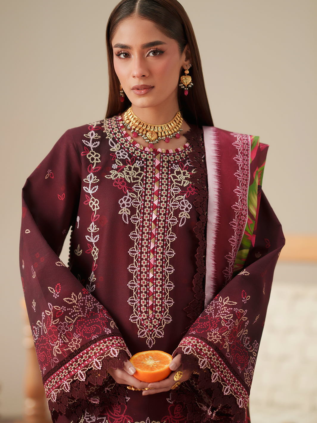Bin Ilyas | Jojo Summer '26 | 81B | 3 PC Lawn - House Of Hania